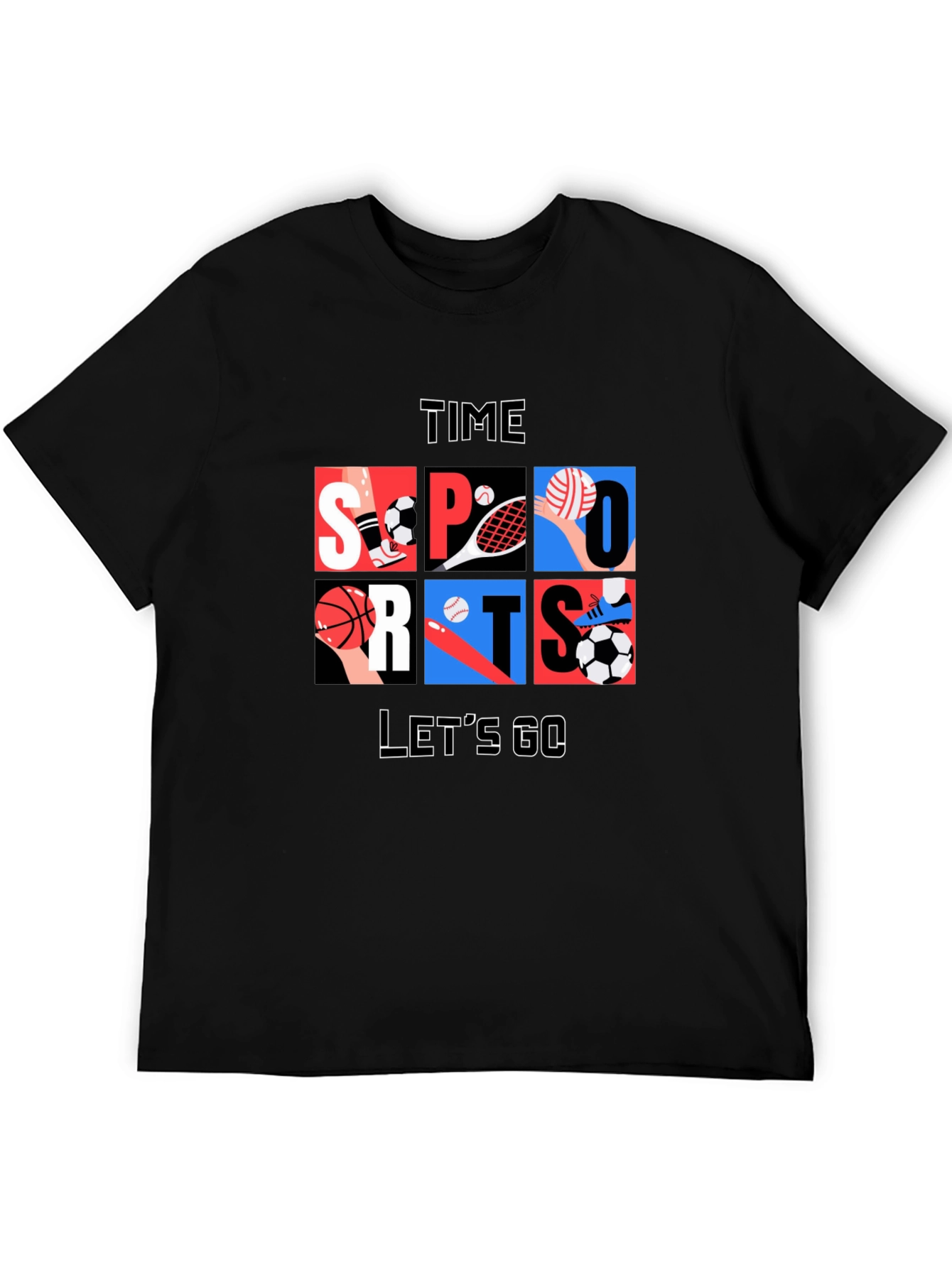 Sports Time T-Shirt - Lets Go!