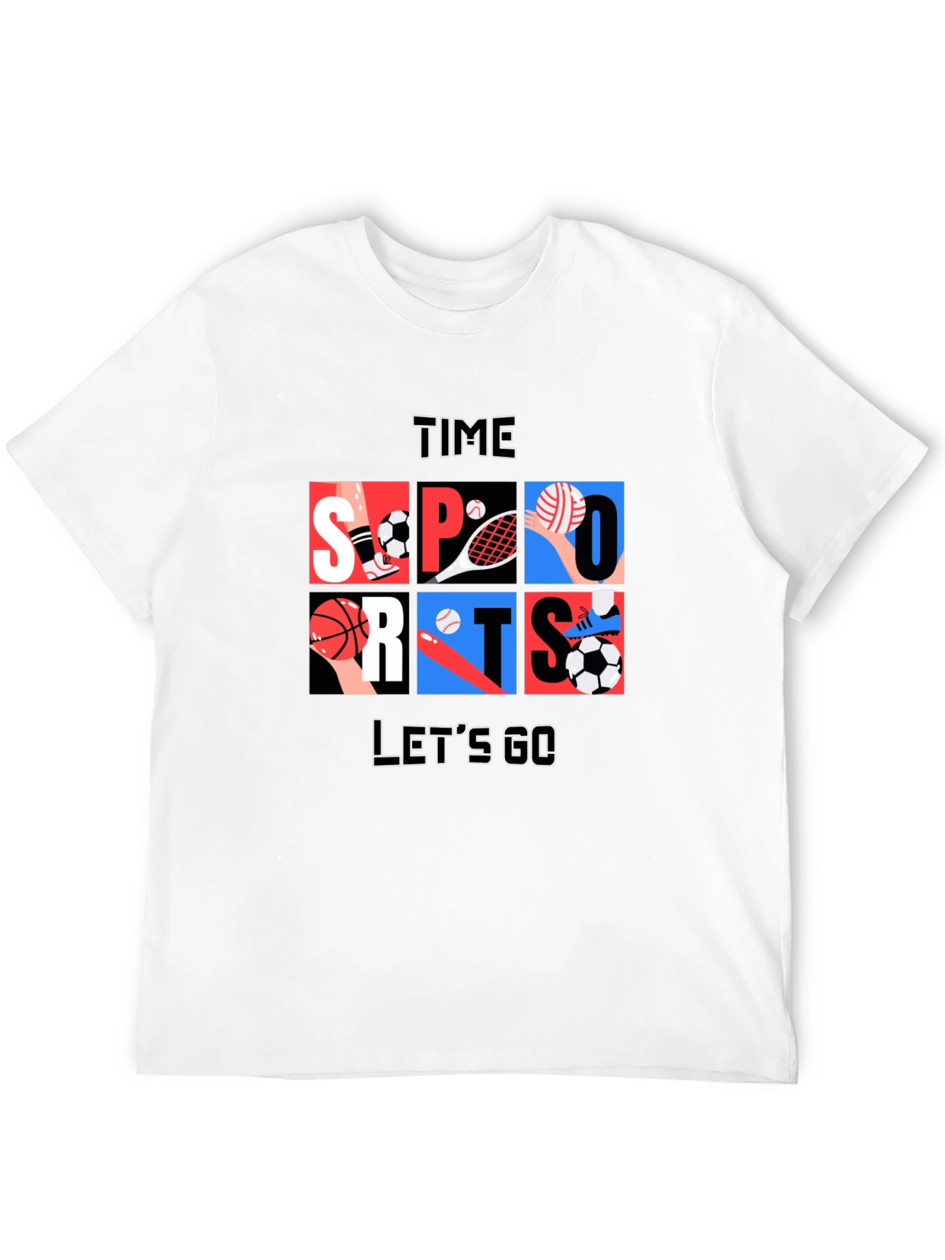 Sports Time T-Shirt - Lets Go!