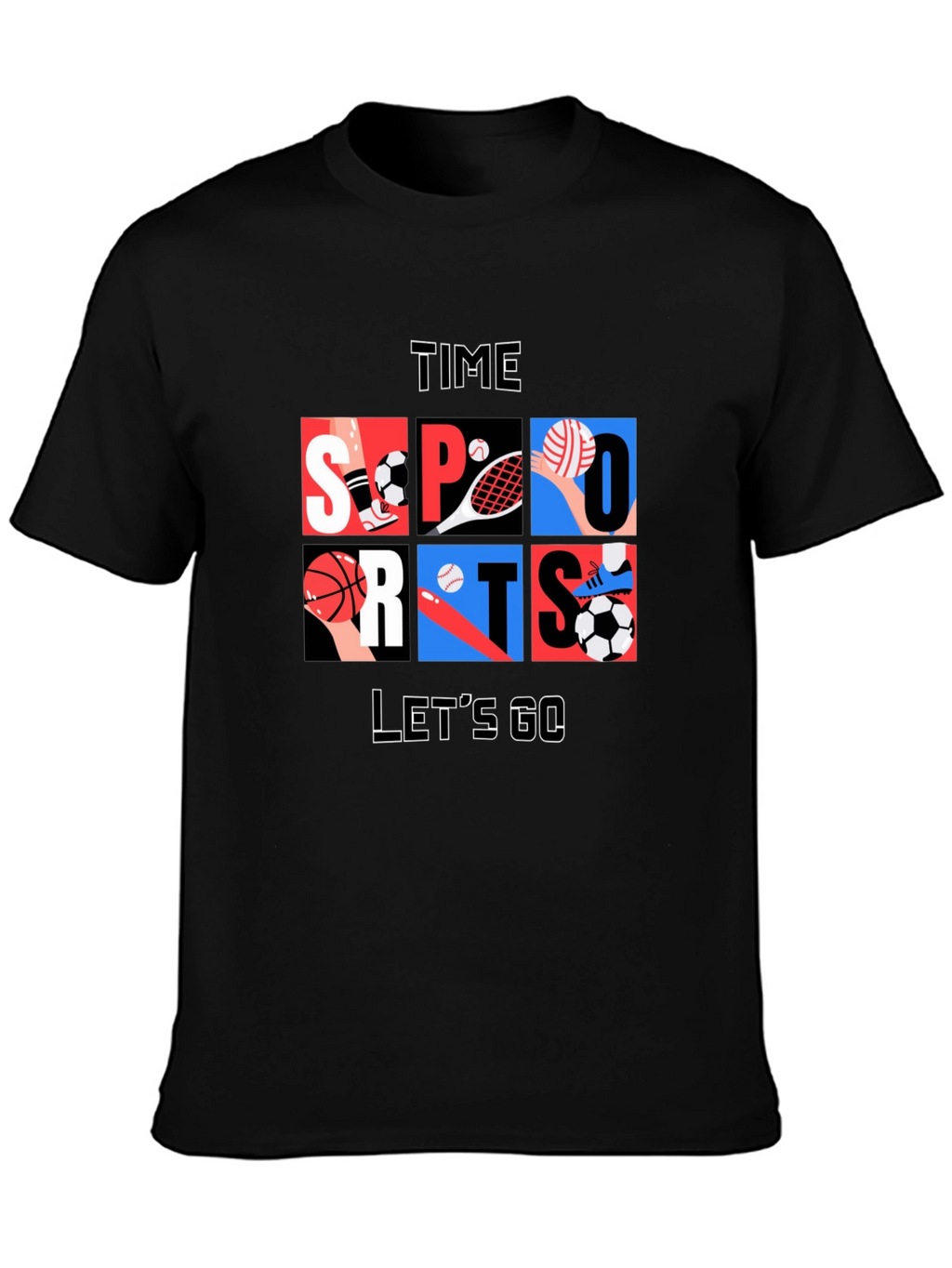 Sports Time T-Shirt - Lets Go!