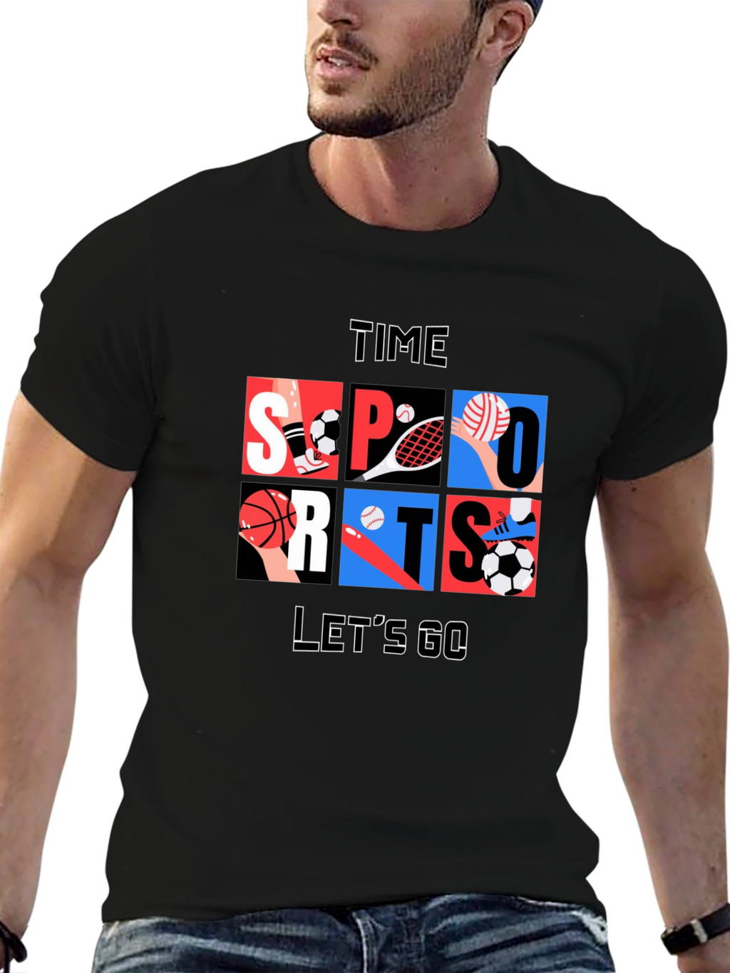 Sports Time T-Shirt - Lets Go!