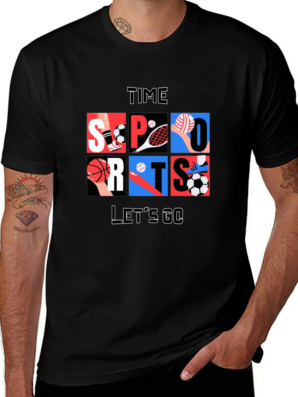 Sports Time T-Shirt - Lets Go!