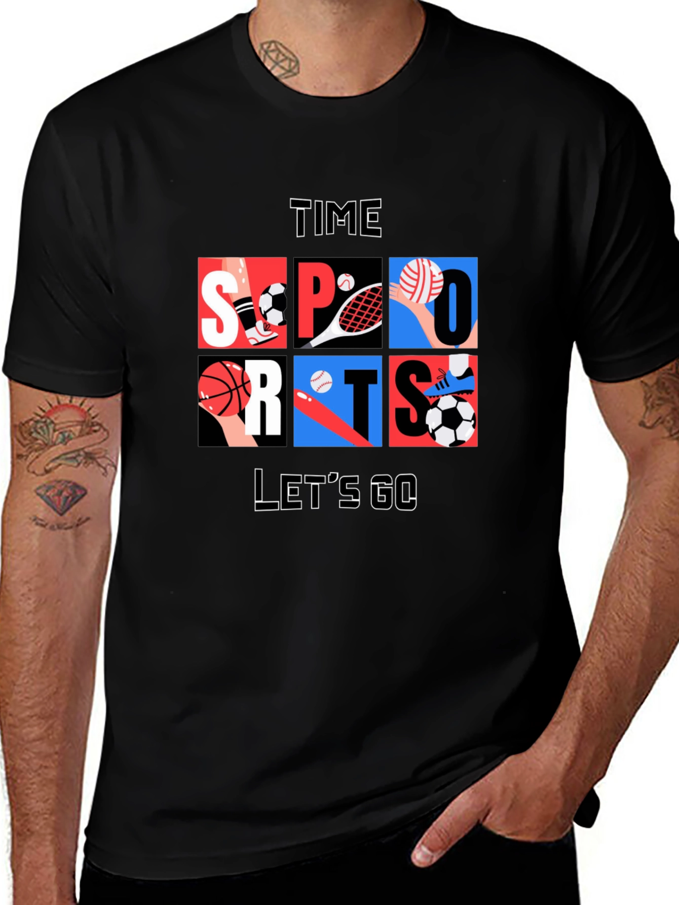 Sports Time T-Shirt - Lets Go!