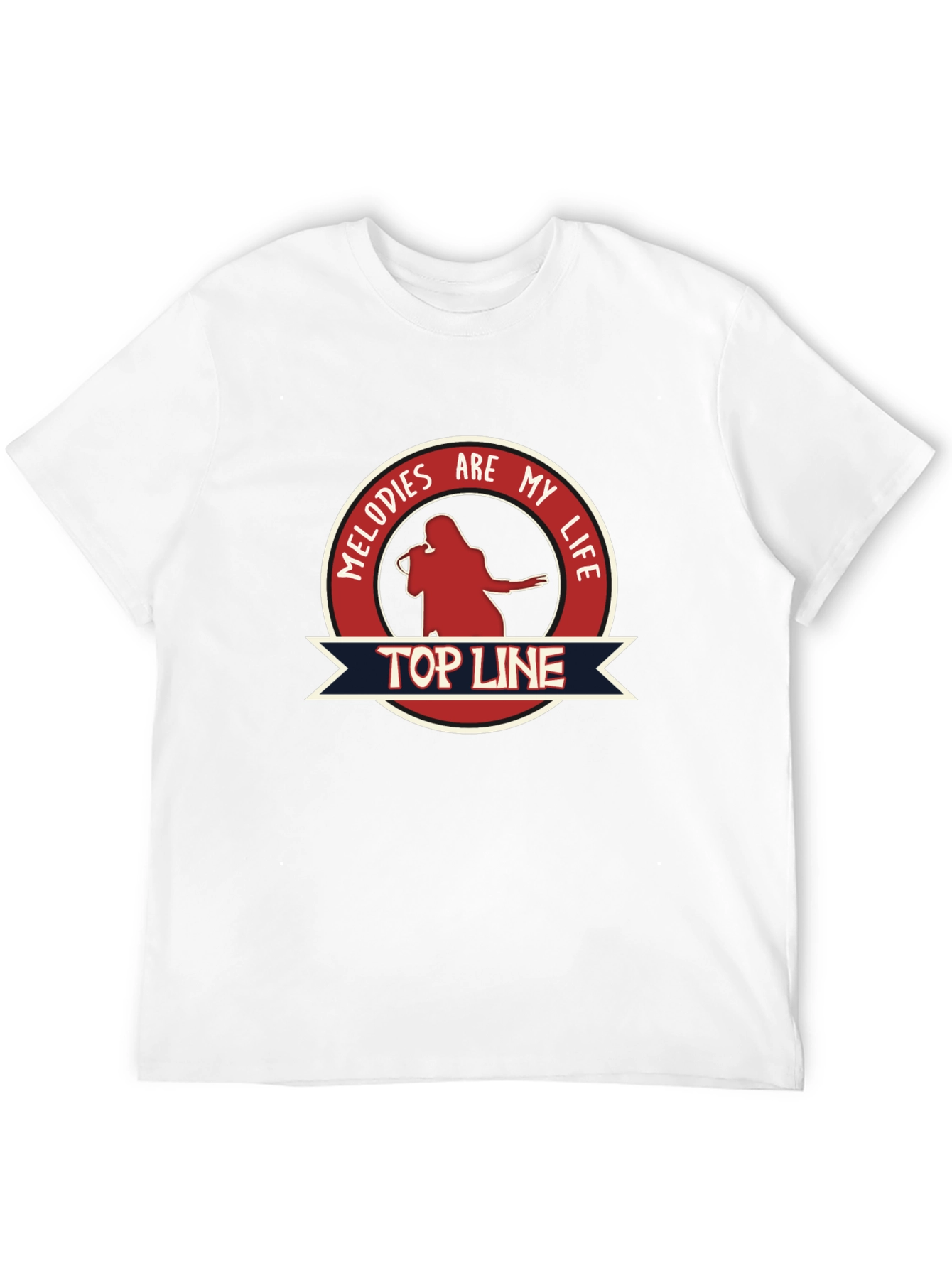 Melodies Are My Life Top Line T-Shirt