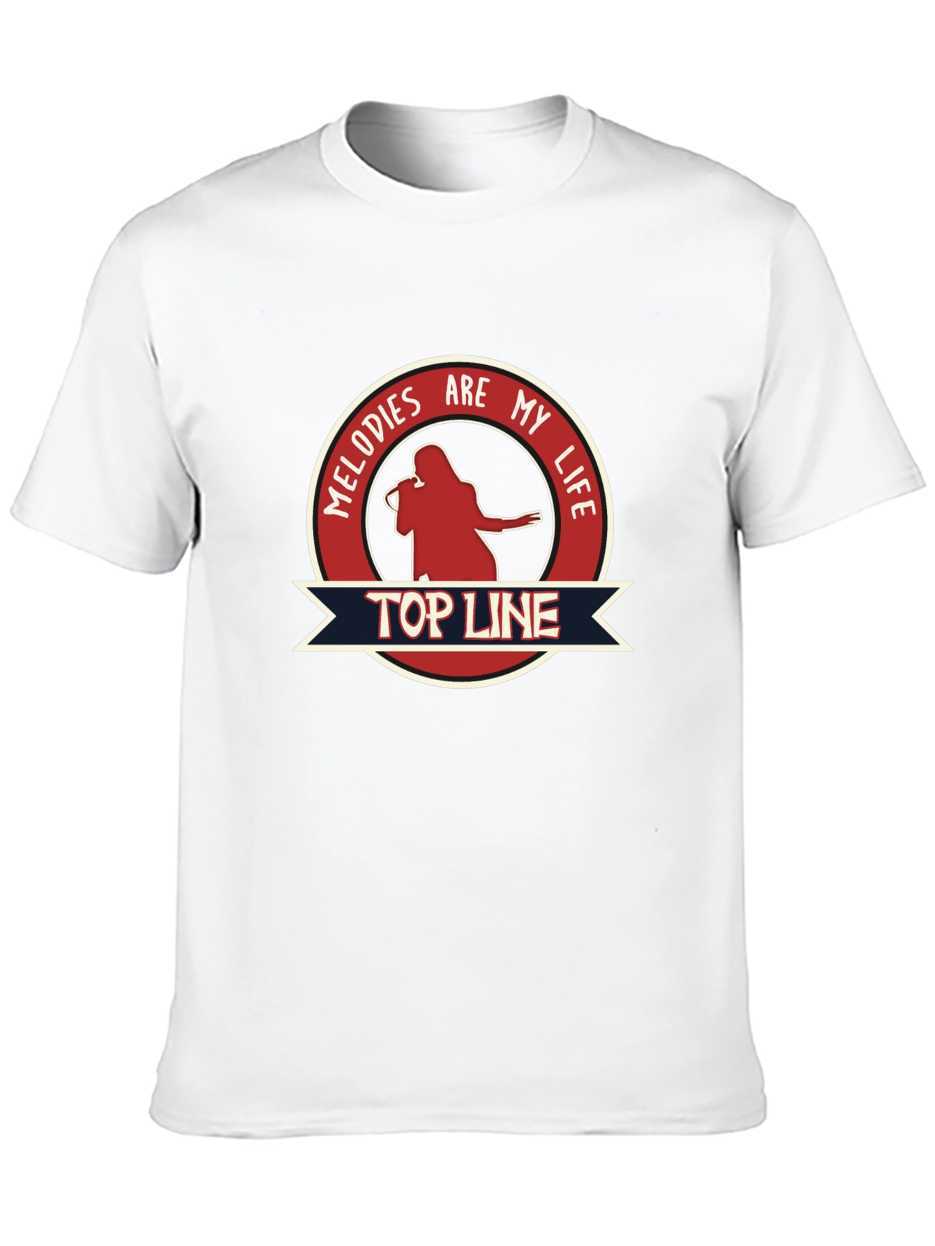 Melodies Are My Life Top Line T-Shirt