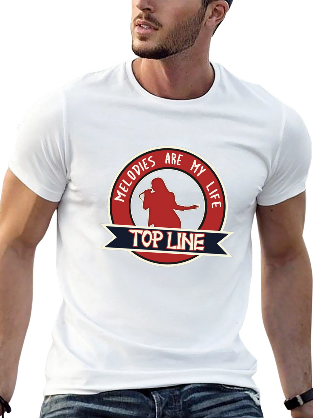 Melodies Are My Life Top Line T-Shirt