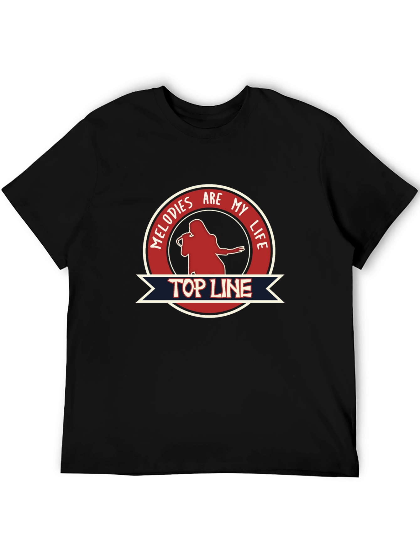 Melodies Are My Life Top Line T-Shirt