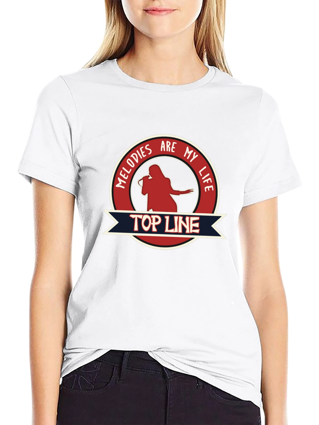 Melodies Are My Life Top Line T-Shirt