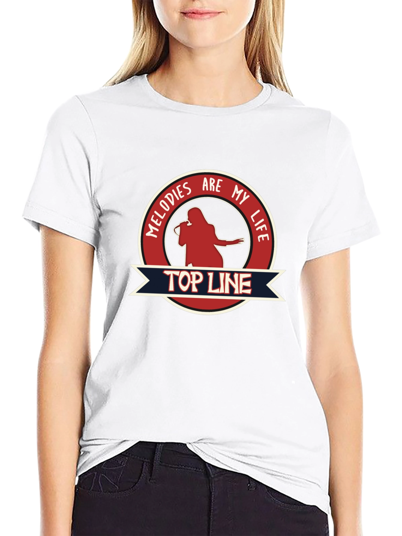 Melodies Are My Life Top Line T-Shirt