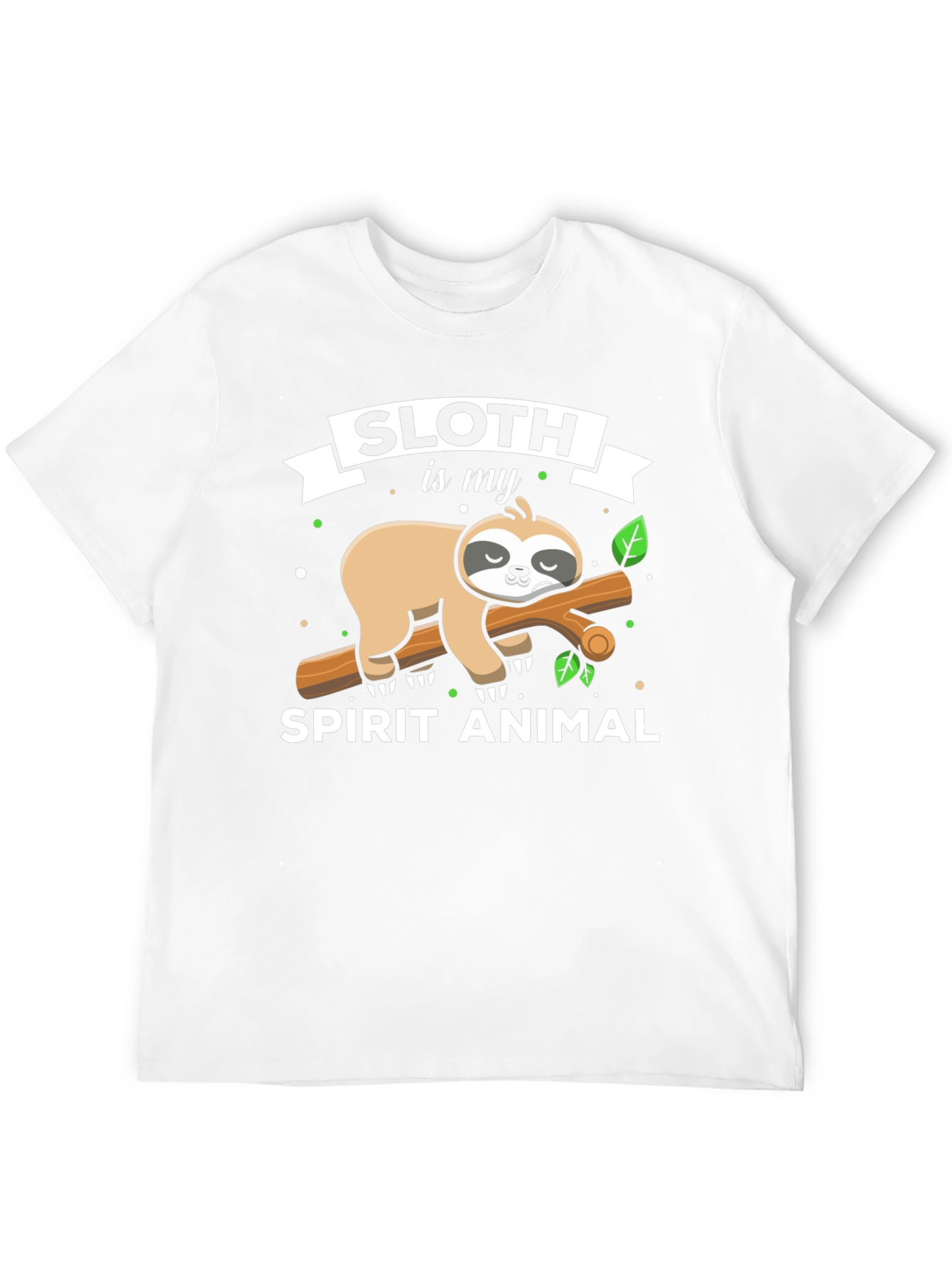Sloth is My Spirit Animal Graphic T-Shirt