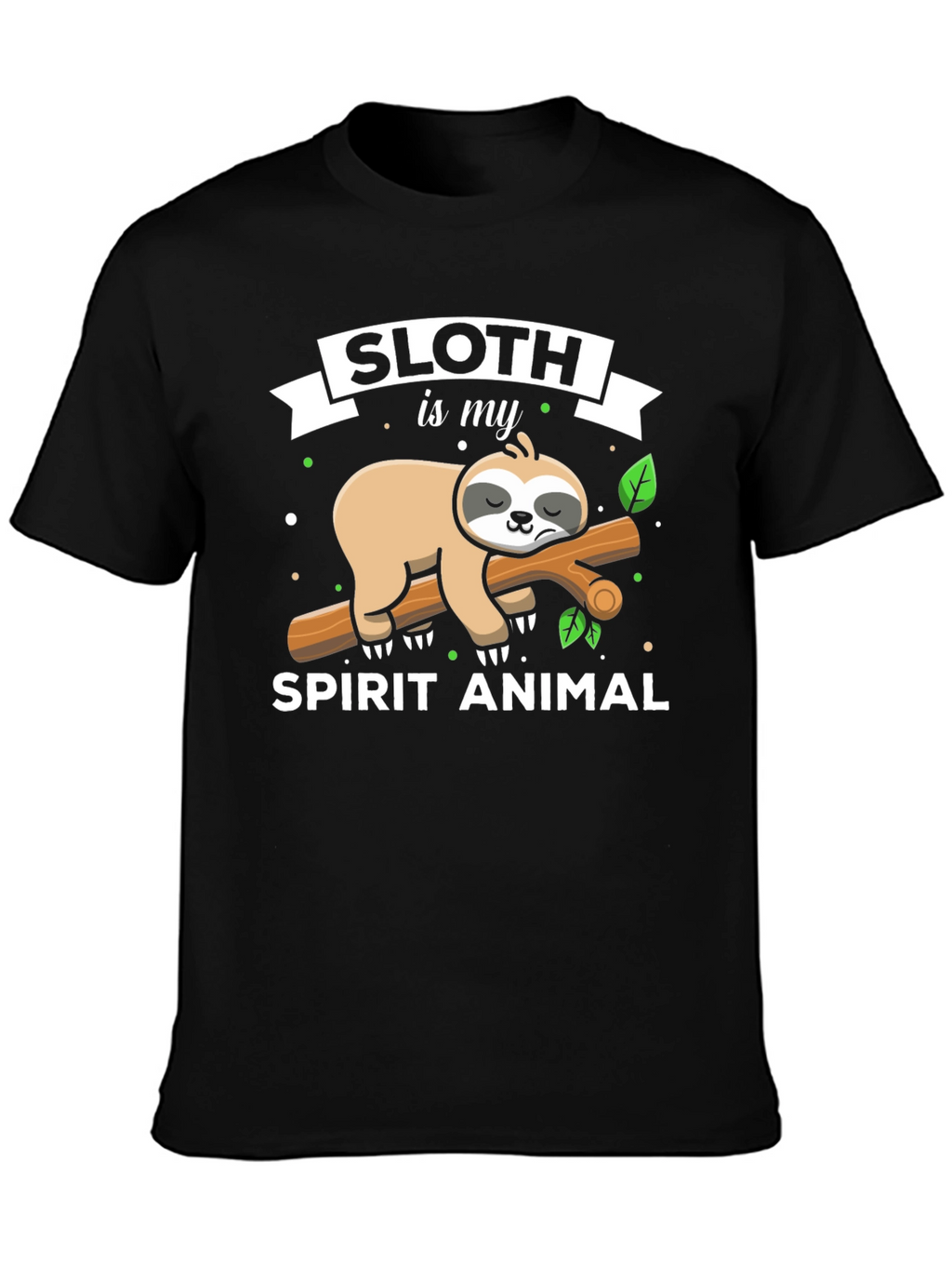 Sloth is My Spirit Animal Graphic T-Shirt