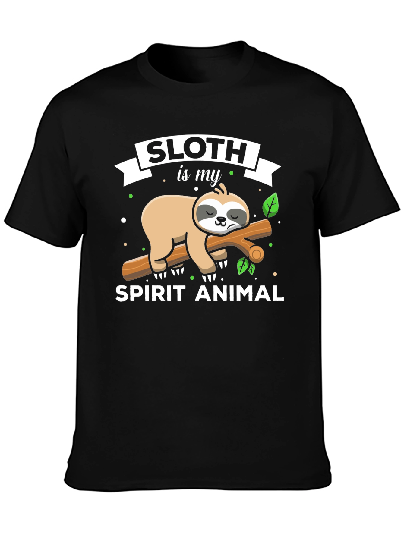 Sloth is My Spirit Animal Graphic T-Shirt