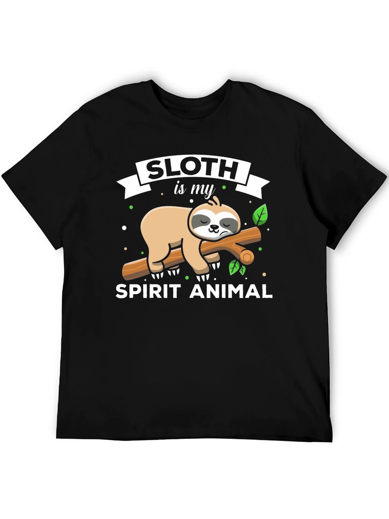 Sloth is My Spirit Animal Graphic T-Shirt