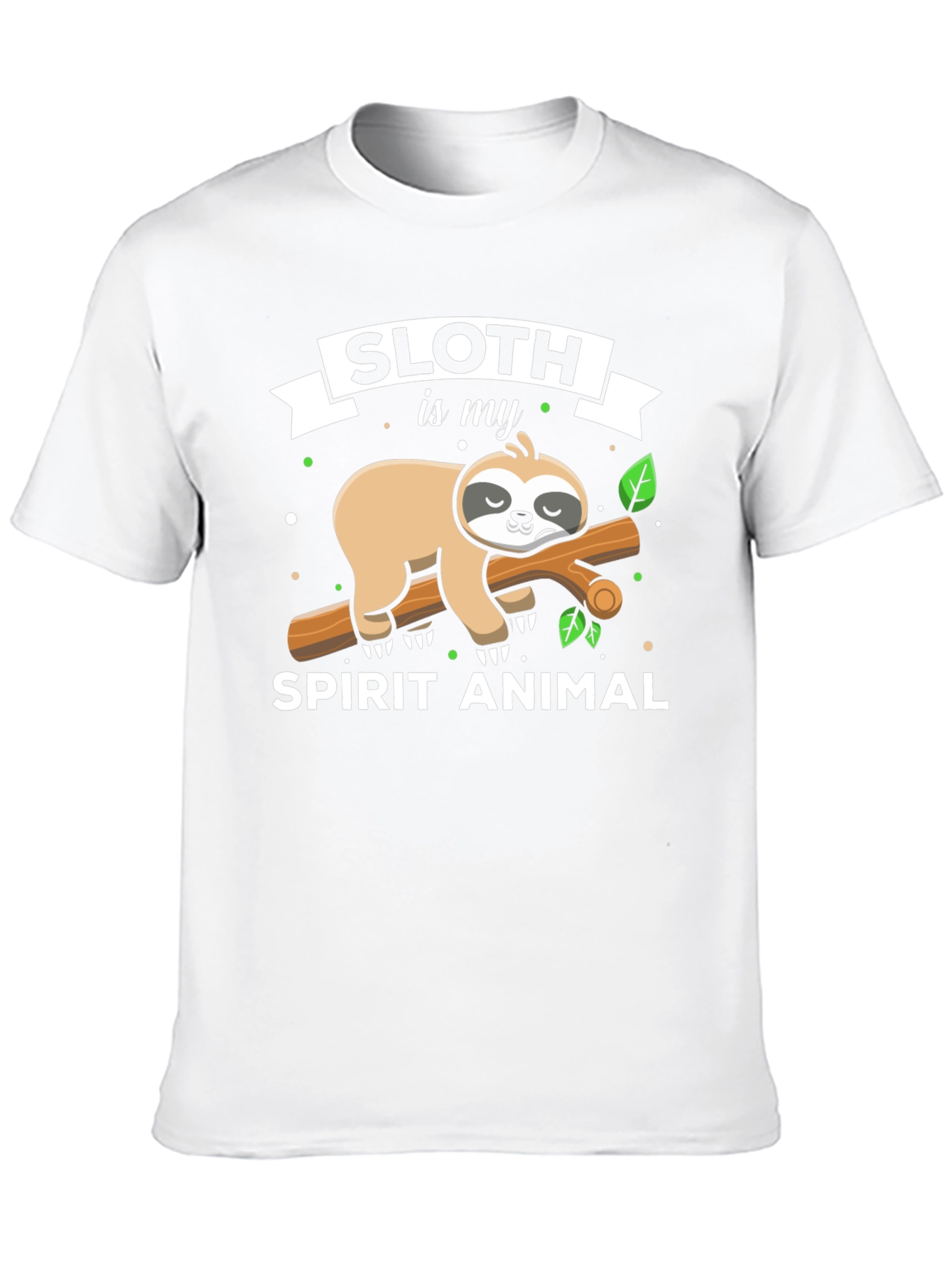 Sloth is My Spirit Animal Graphic T-Shirt