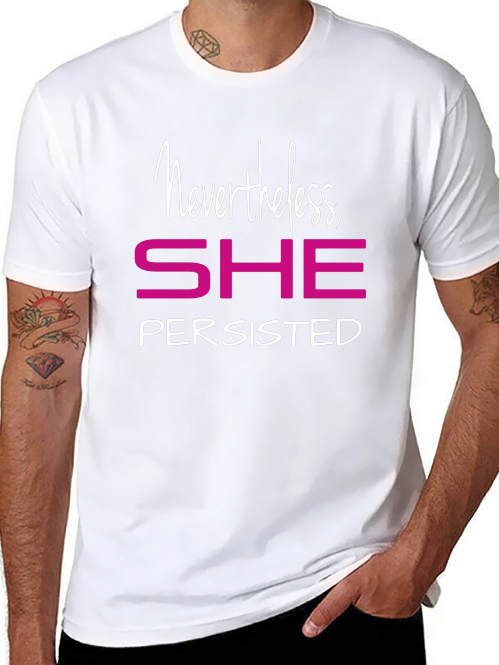 Nevertheless She Persisted Graphic Tee - Empowering Shirt