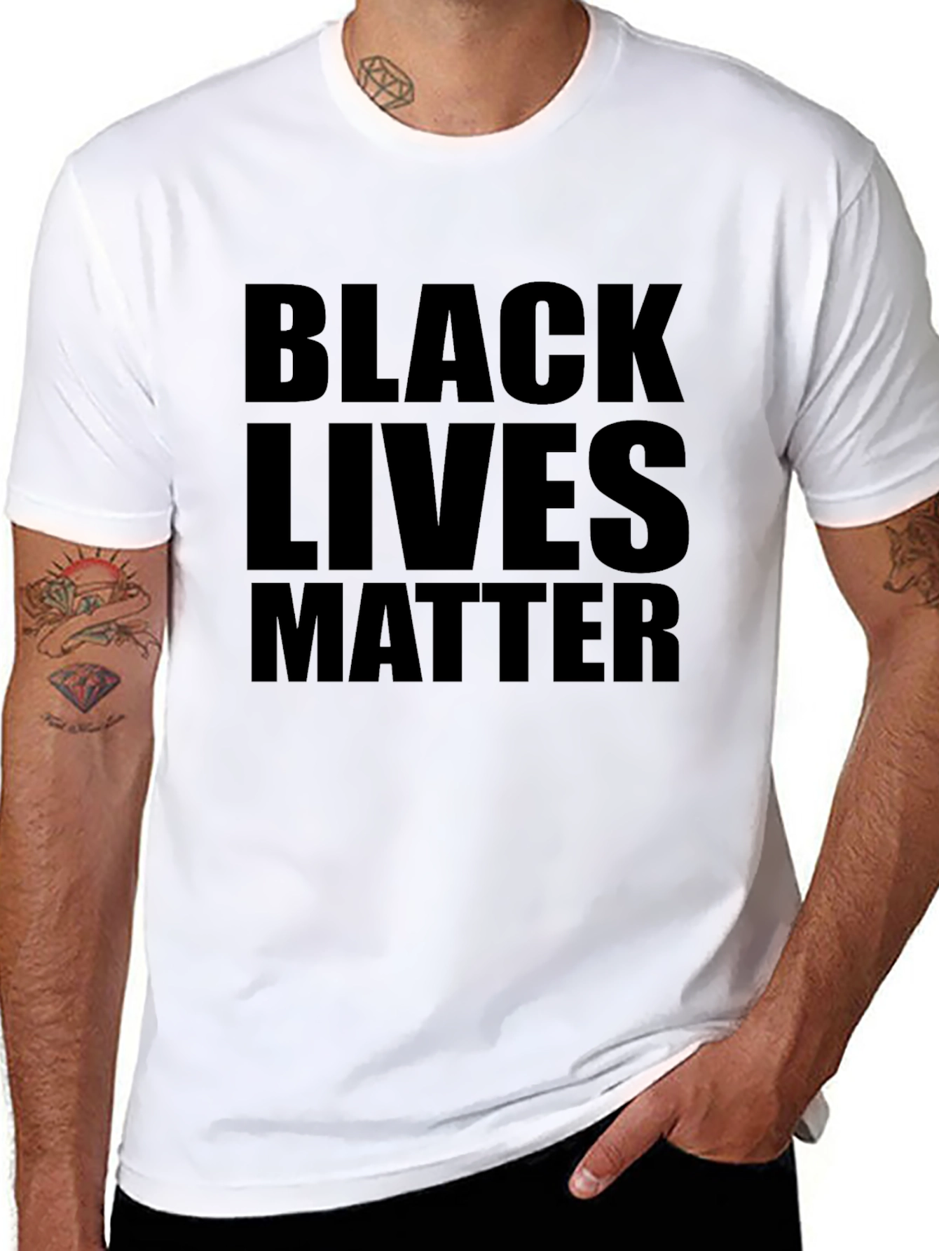 Black Lives Matter Graphic Tee - Mens