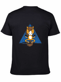 Meditating Horse Graphic Tee - Zen Equine T-Shirt