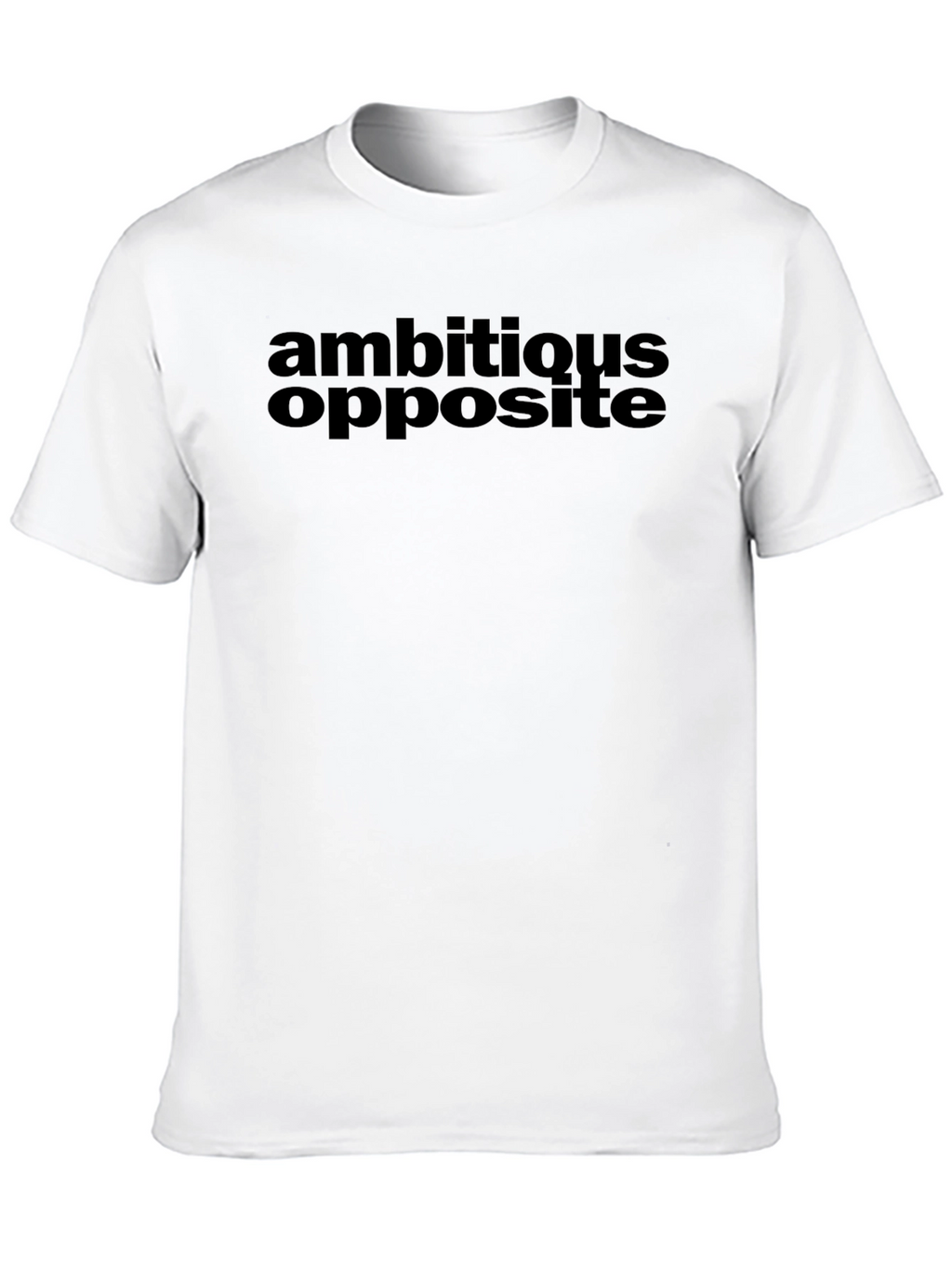 Ambitious Opposite Graphic Tee - Black