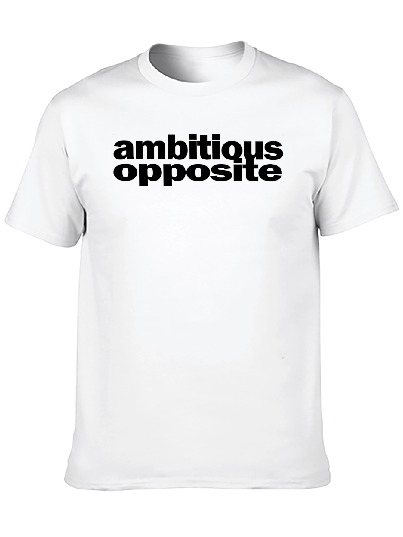 Ambitious Opposite Graphic Tee - Black