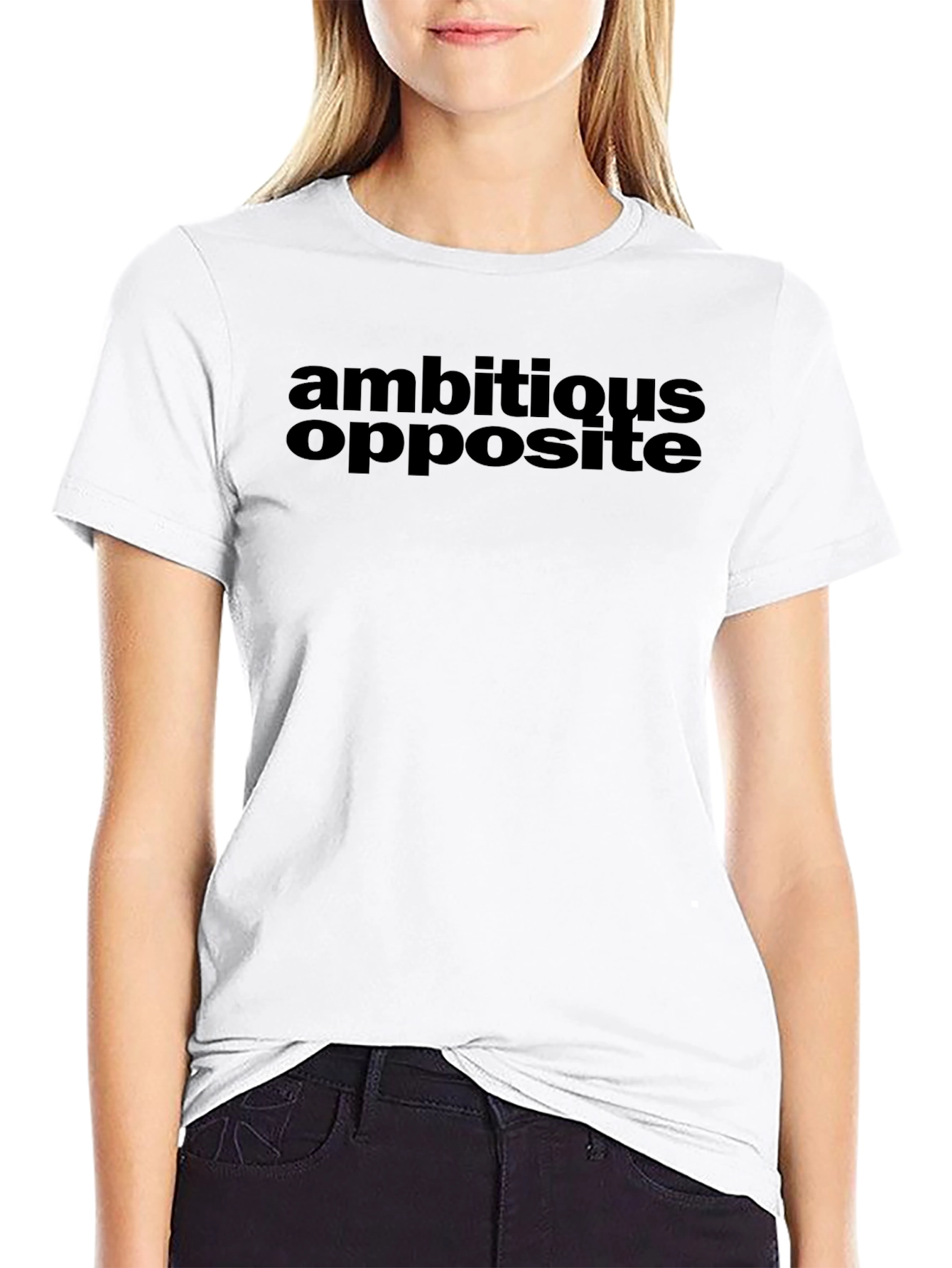 Ambitious Opposite Graphic Tee - Black