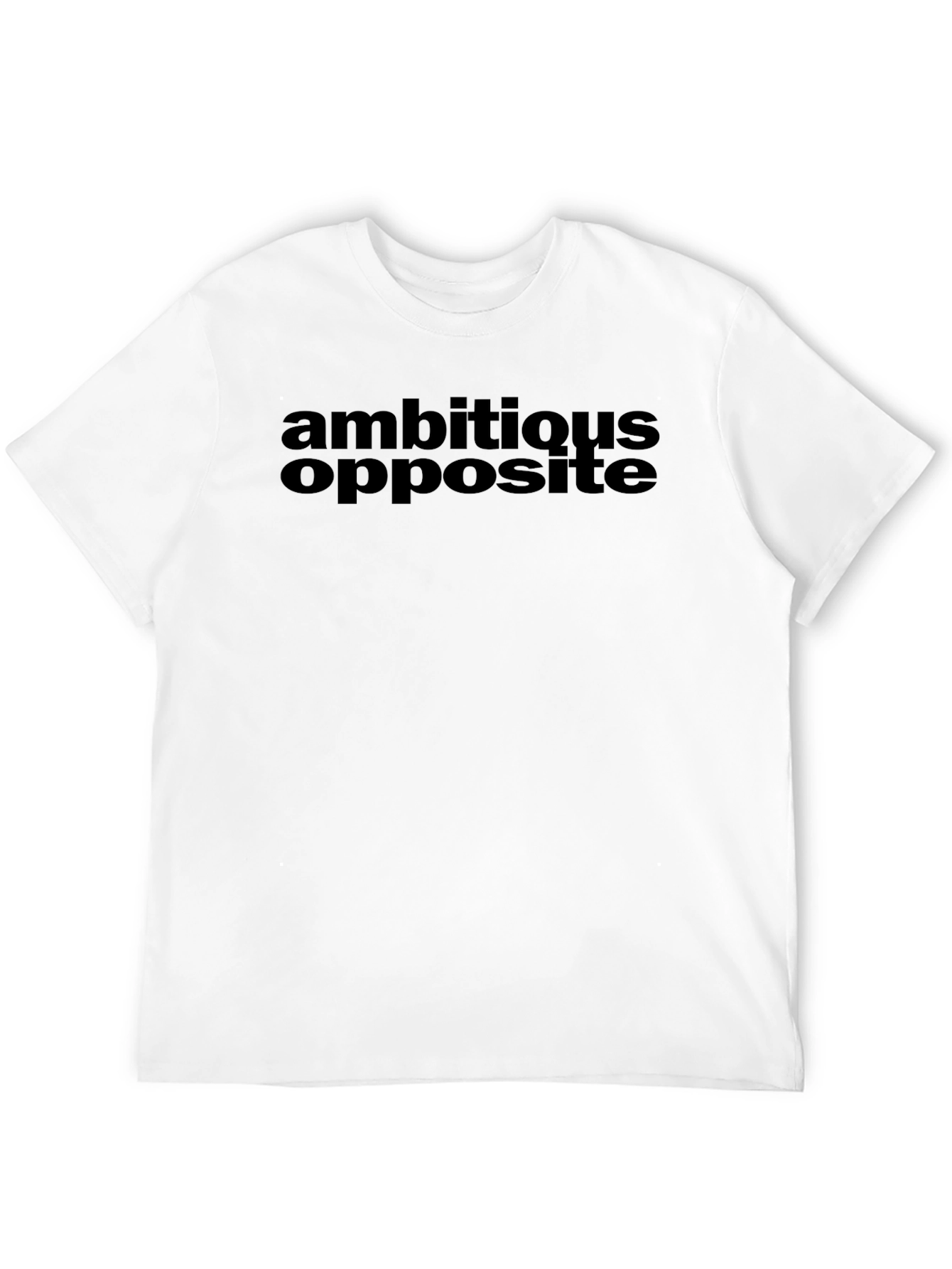 Ambitious Opposite Graphic Tee - Black