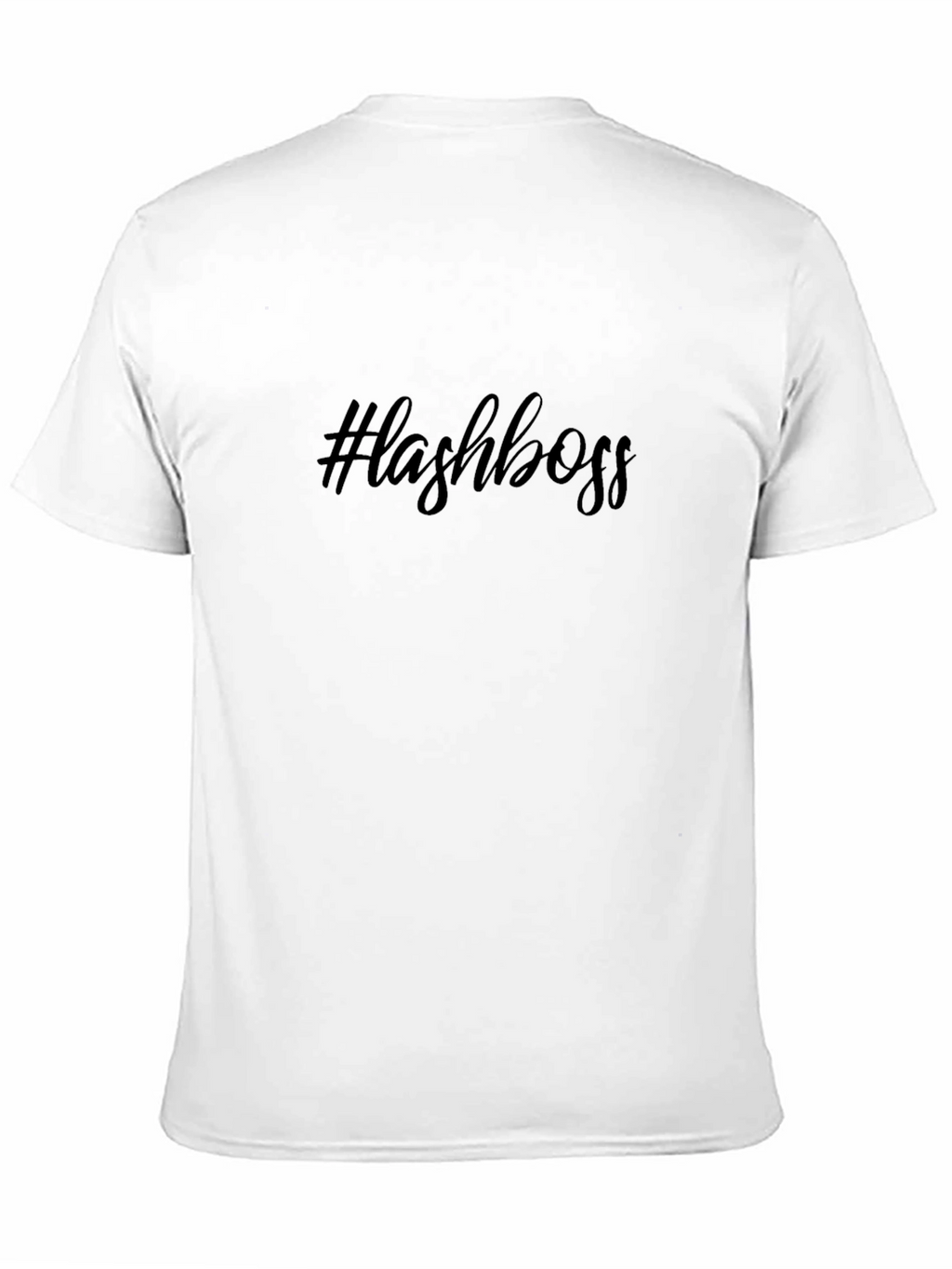 #lashboss Black Graphic T-Shirt