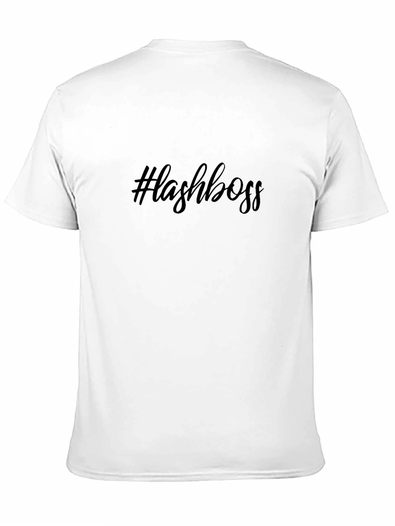 #lashboss Black Graphic T-Shirt