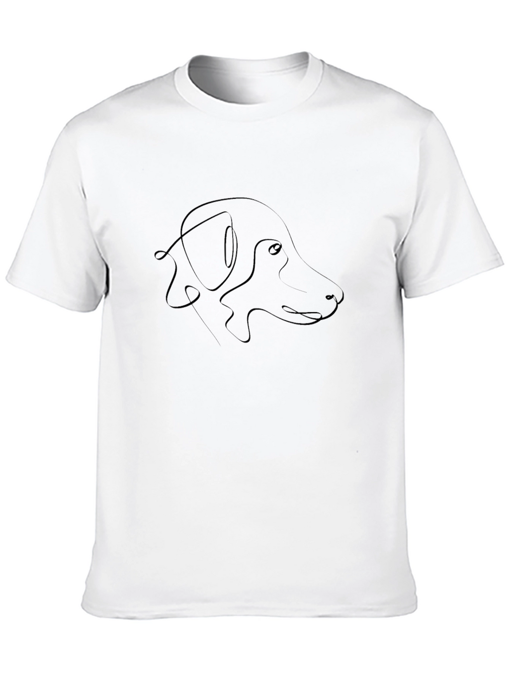 Modern Minimalist Dog T-Shirt