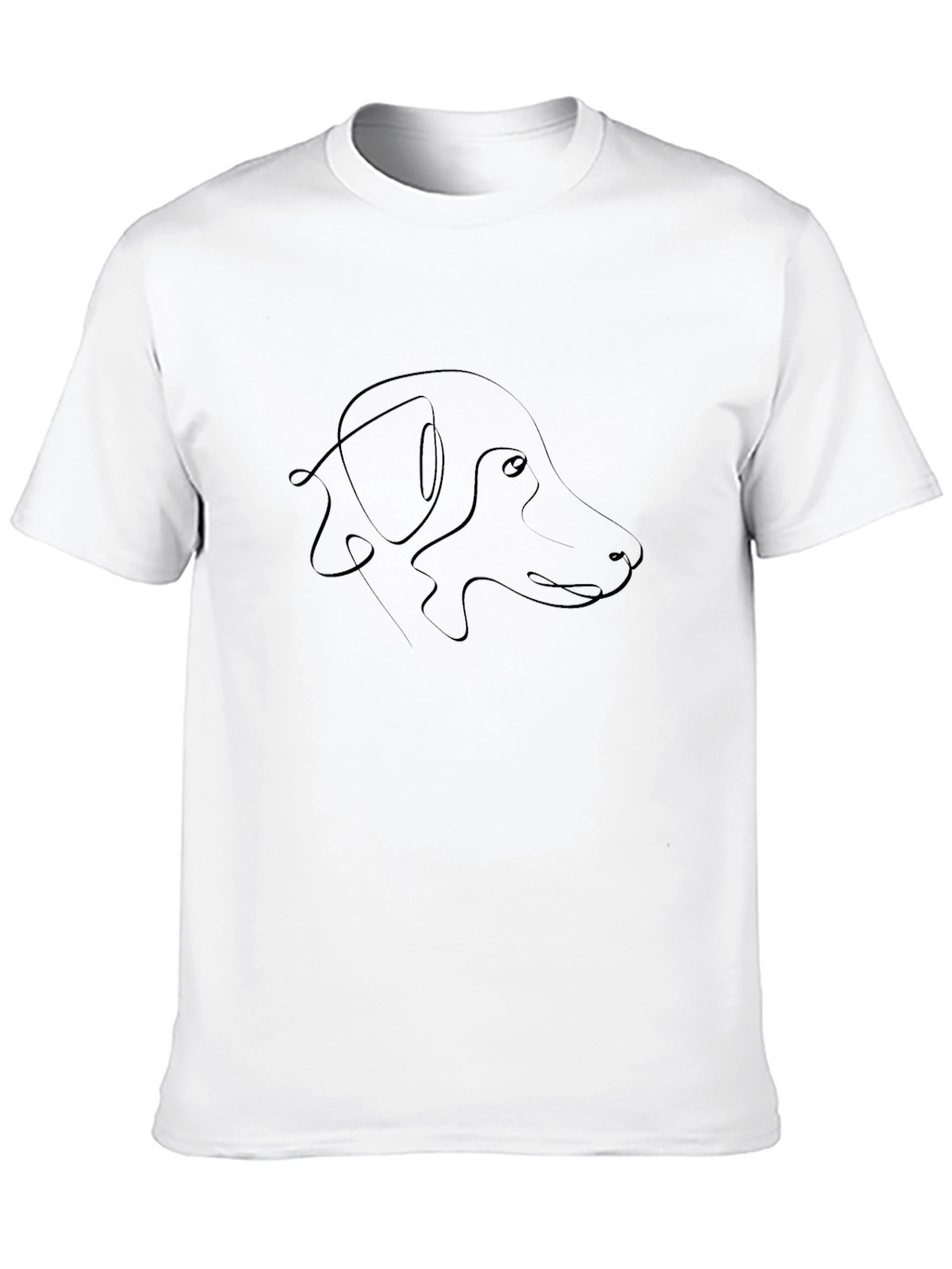Modern Minimalist Dog T-Shirt