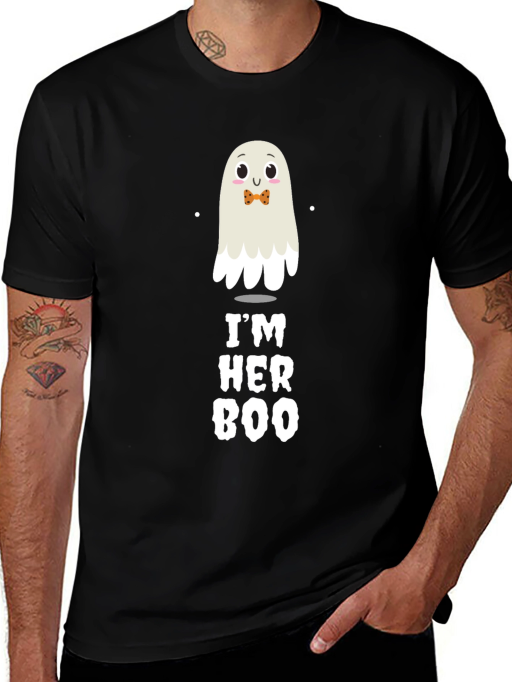 Im Her Boo Halloween Matching Couple Shirt