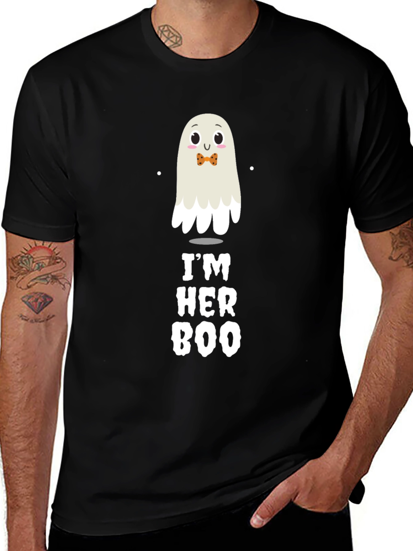 Im Her Boo Halloween Matching Couple Shirt