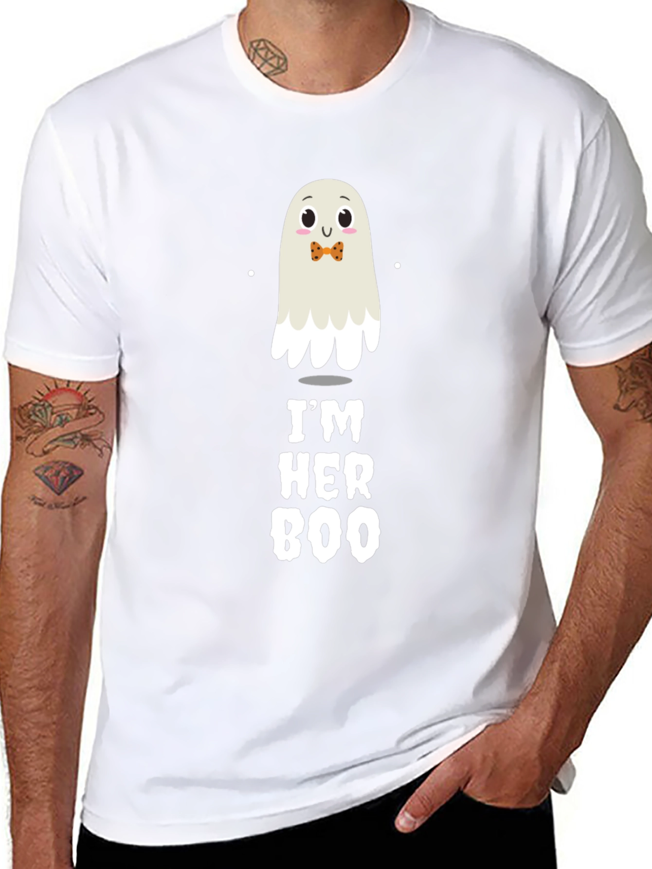 Im Her Boo Halloween Matching Couple Shirt