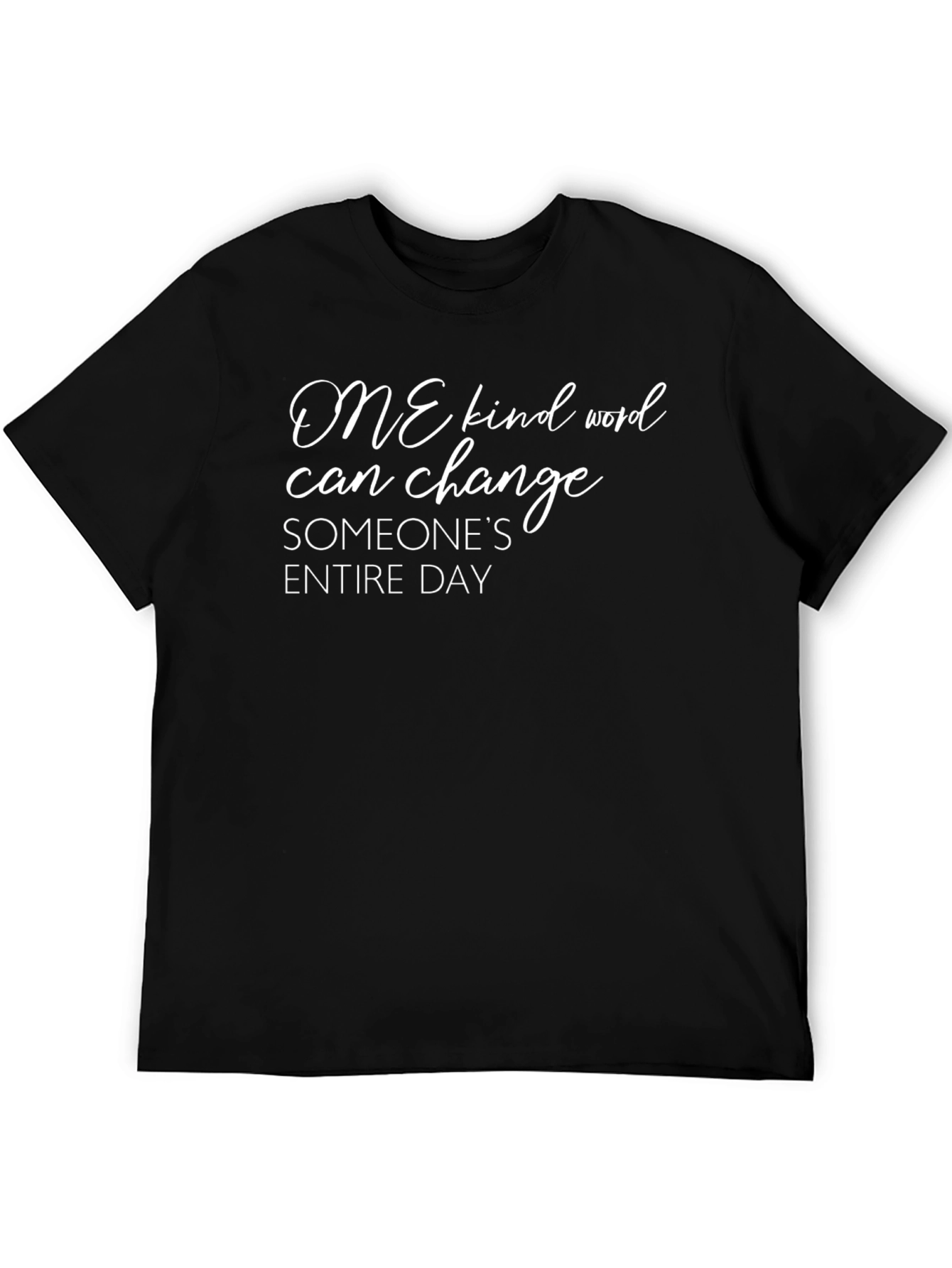 Kind Word Change T-Shirt - Inspirational Quote Tee