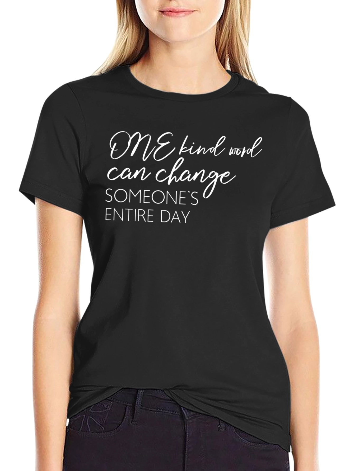 Kind Word Change T-Shirt - Inspirational Quote Tee