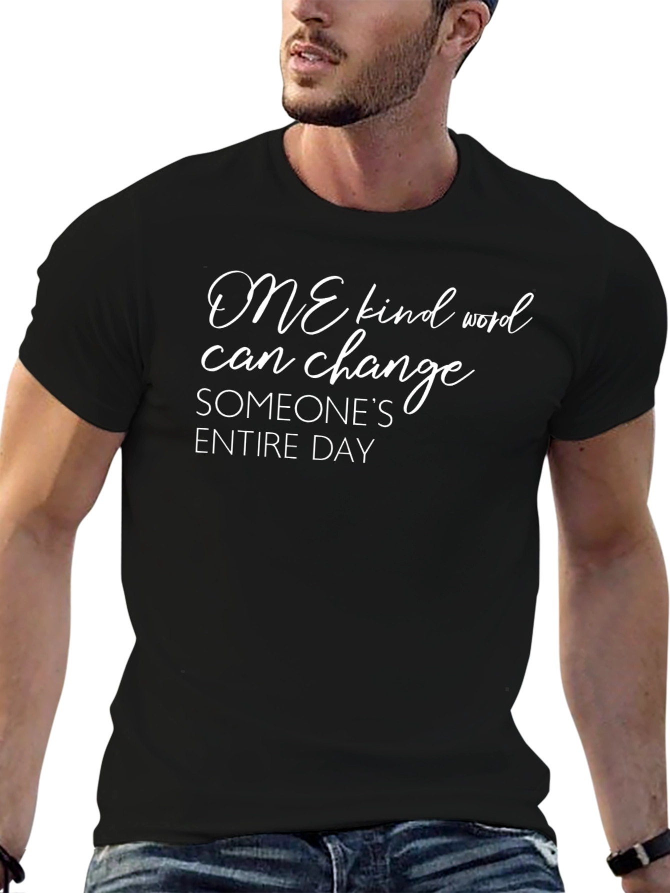 Kind Word Change T-Shirt - Inspirational Quote Tee