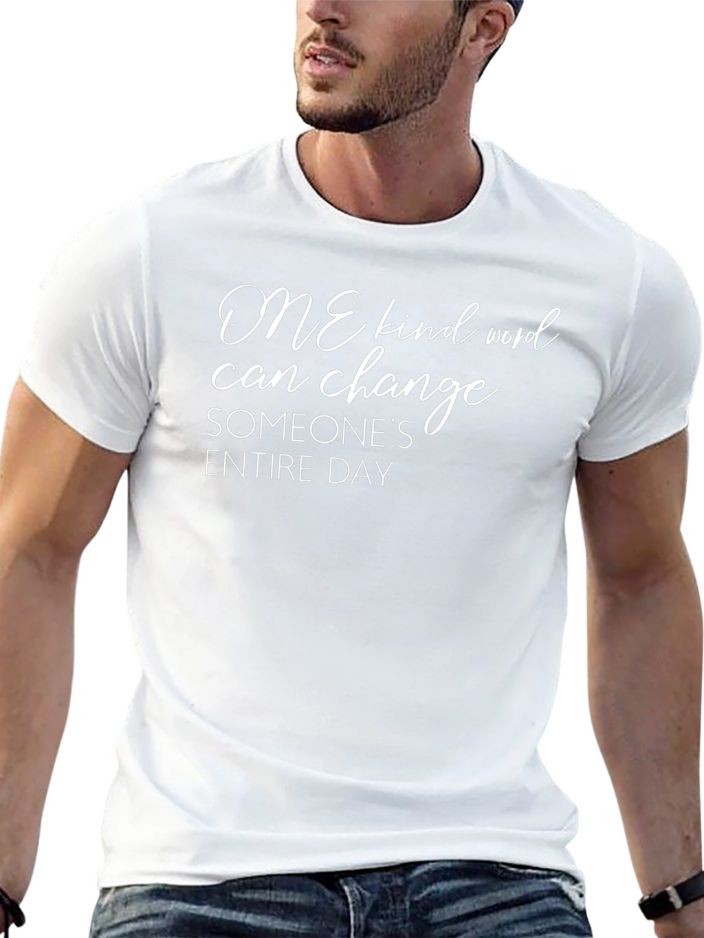 Kind Word Change T-Shirt - Inspirational Quote Tee