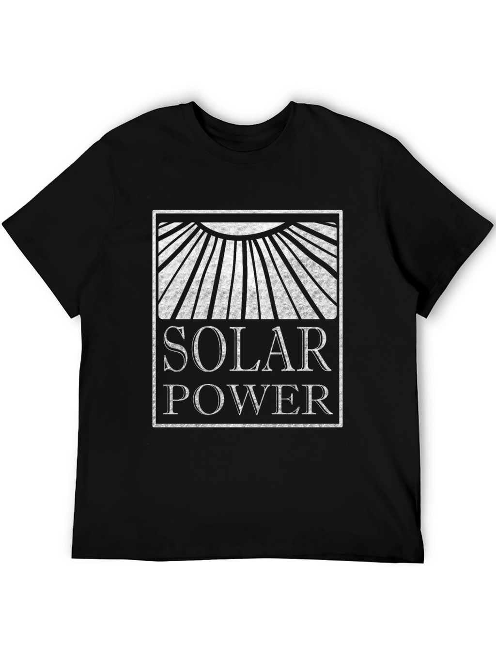 Solar Power Graphic T-Shirt - Renewable Energy Tee