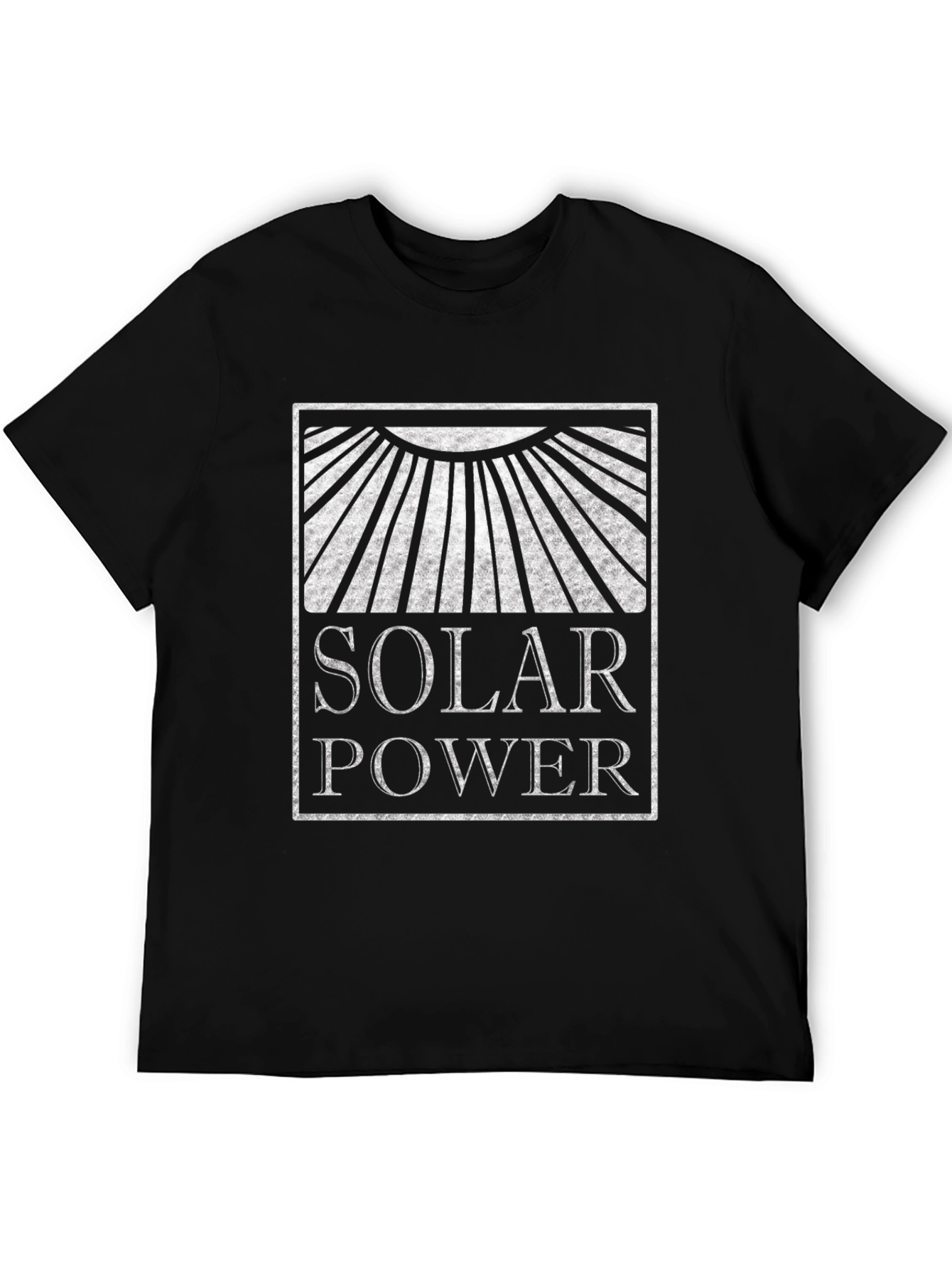 Solar Power Graphic T-Shirt - Renewable Energy Tee