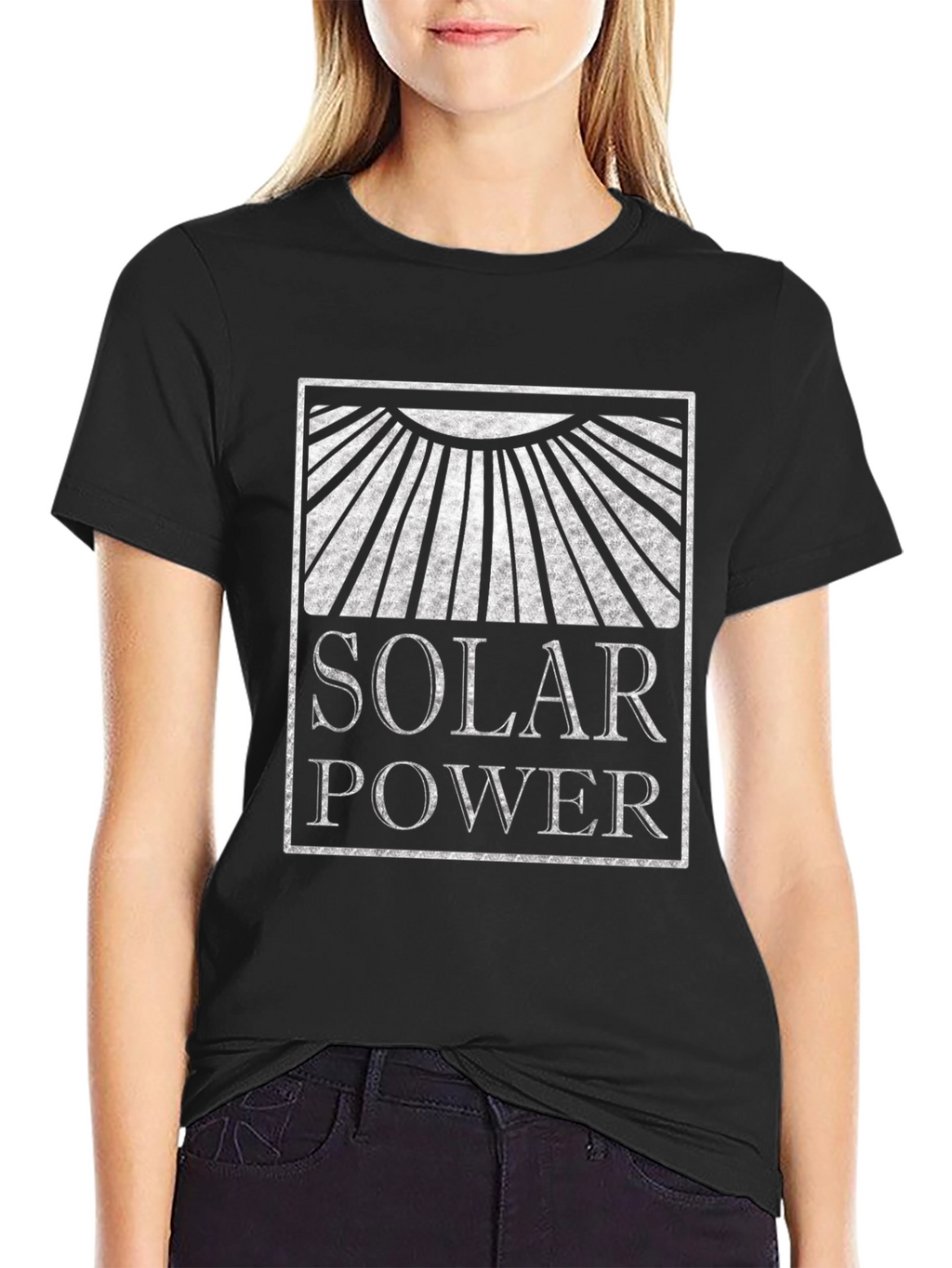 Solar Power Graphic T-Shirt - Renewable Energy Tee