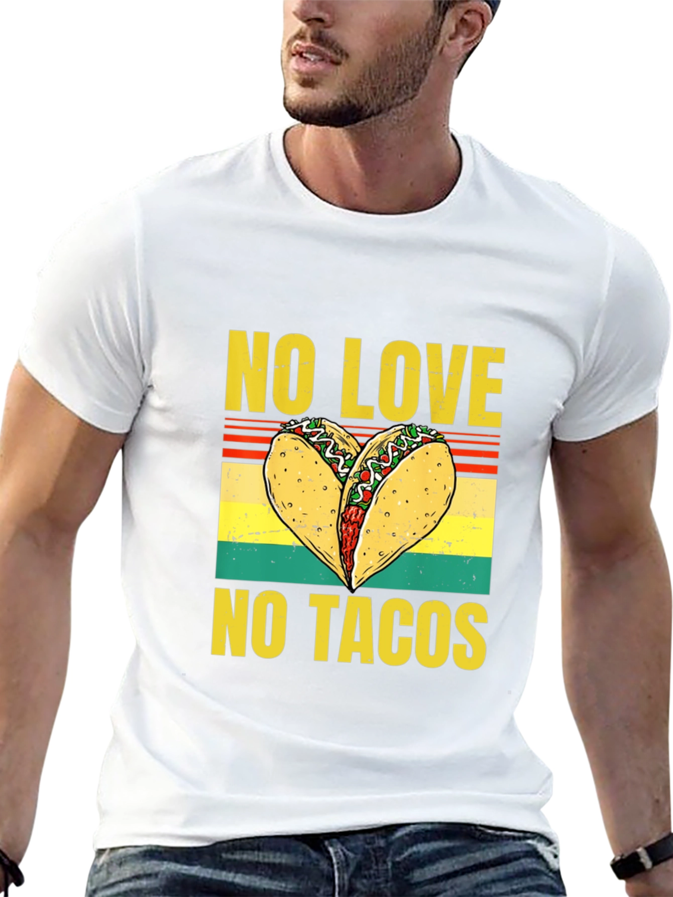 No Love No Tacos Graphic T-Shirt