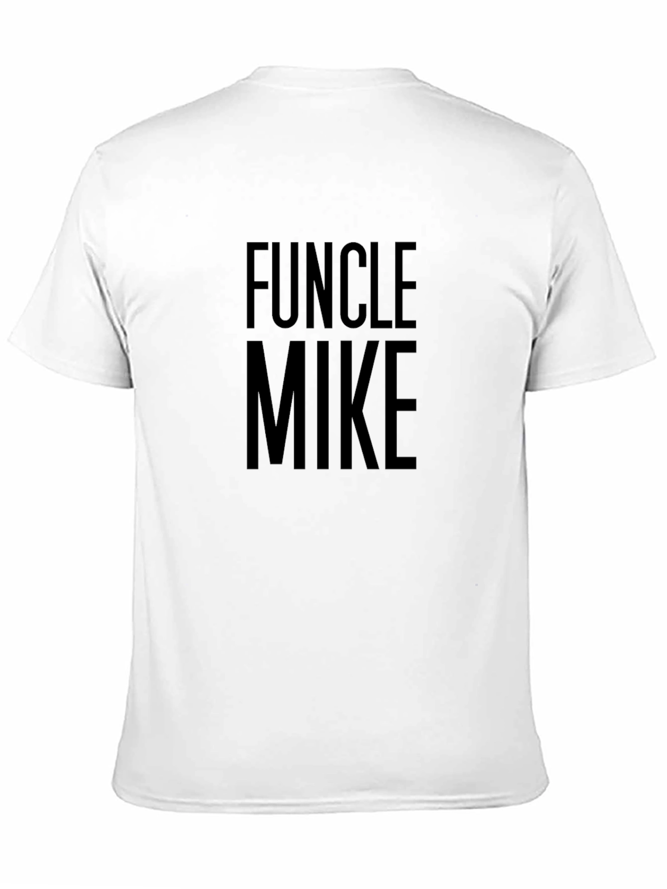 Funcle Mike Black Graphic T-Shirt