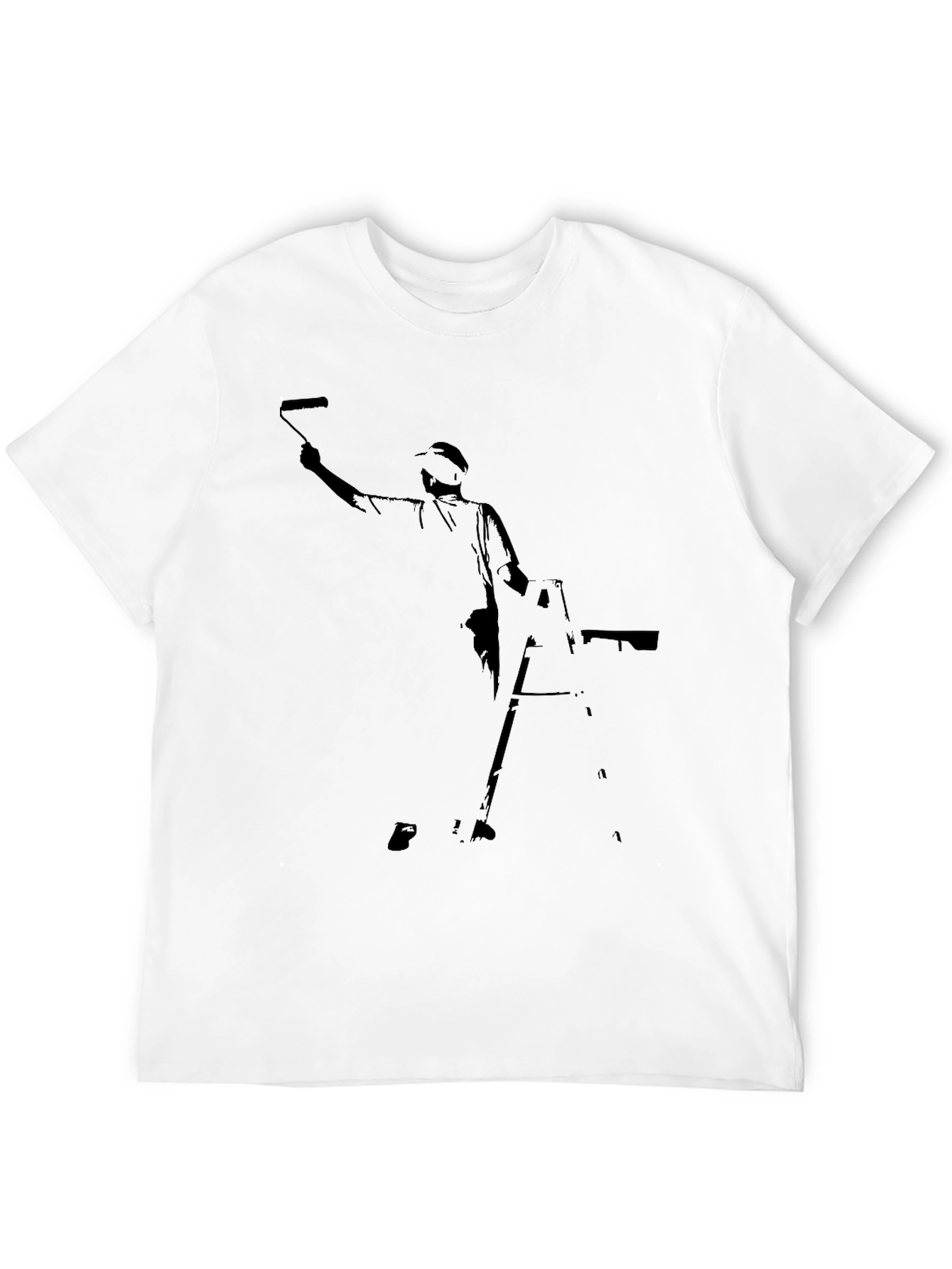 Painter Graphic Black T-Shirt