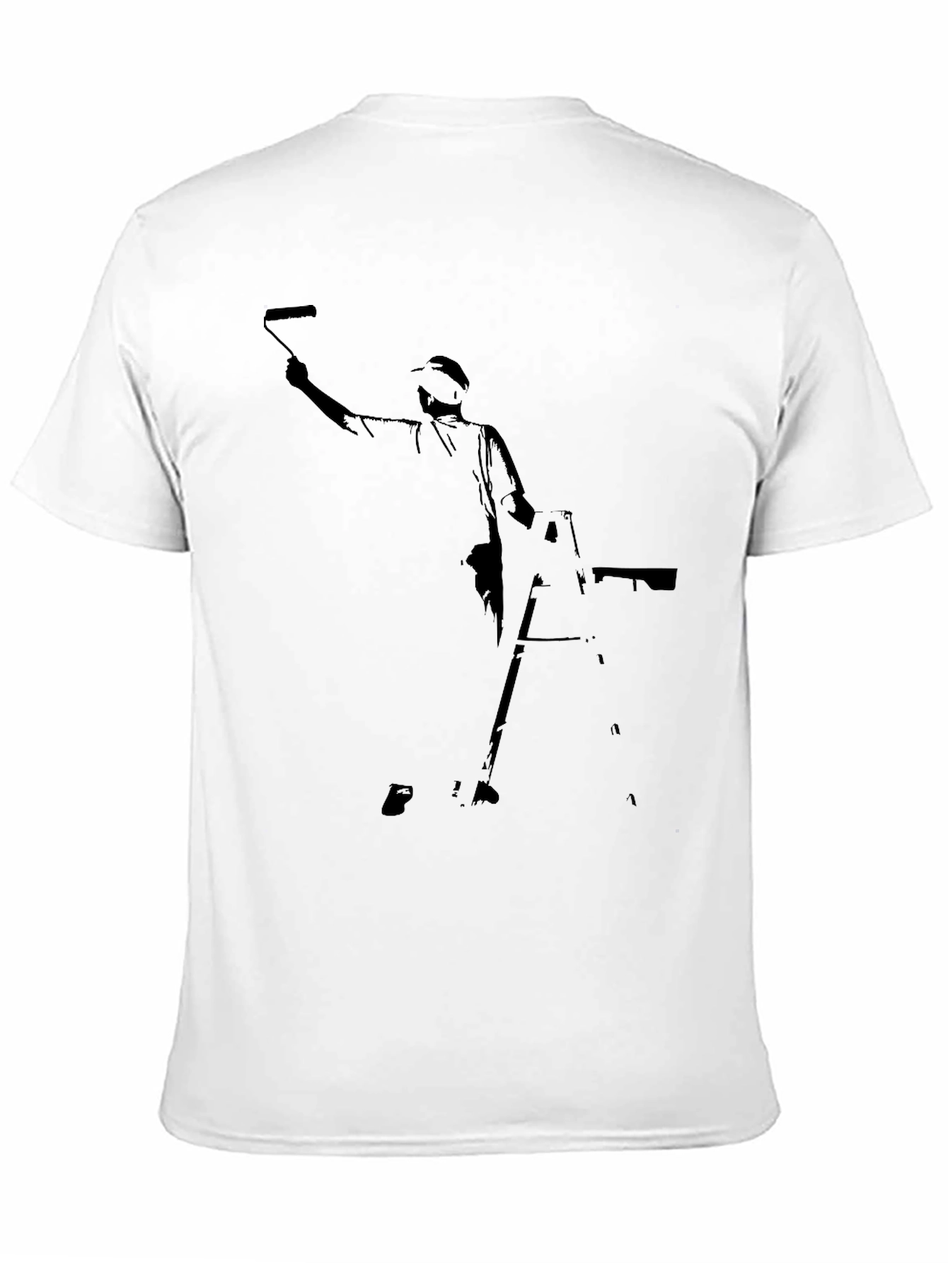 Painter Graphic Black T-Shirt