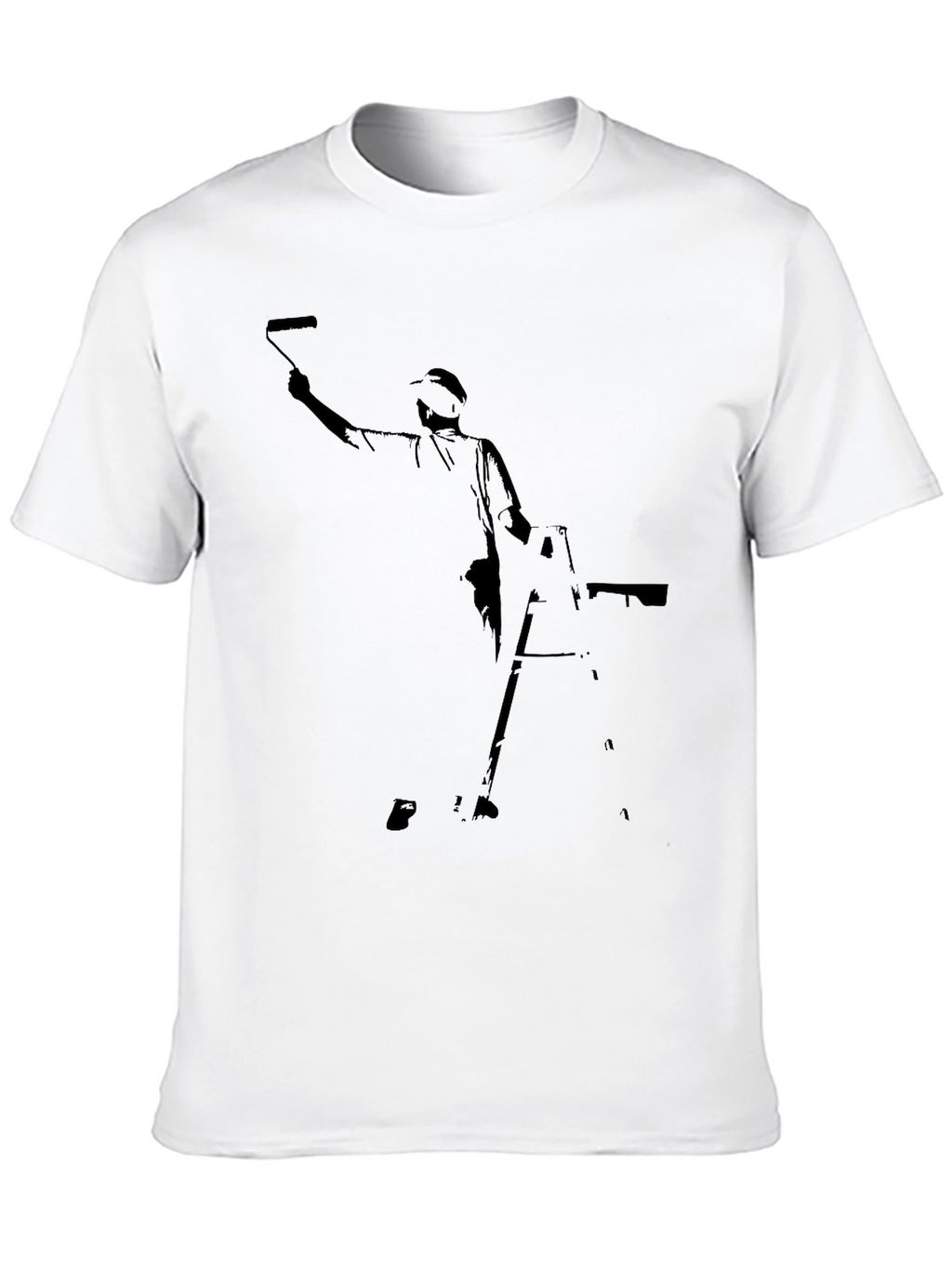 Painter Graphic Black T-Shirt