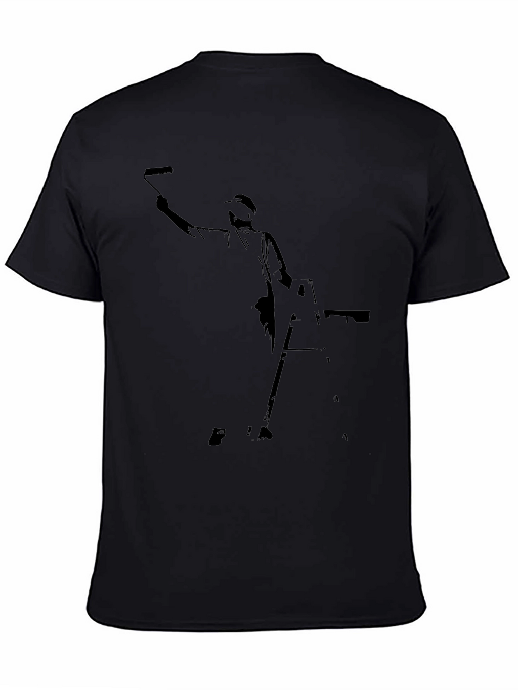 Painter Graphic Black T-Shirt