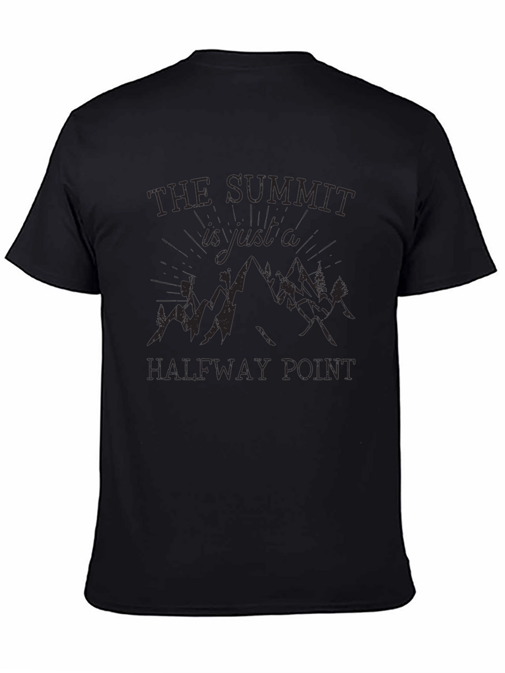 Summit Halfway Point Black Graphic Tee