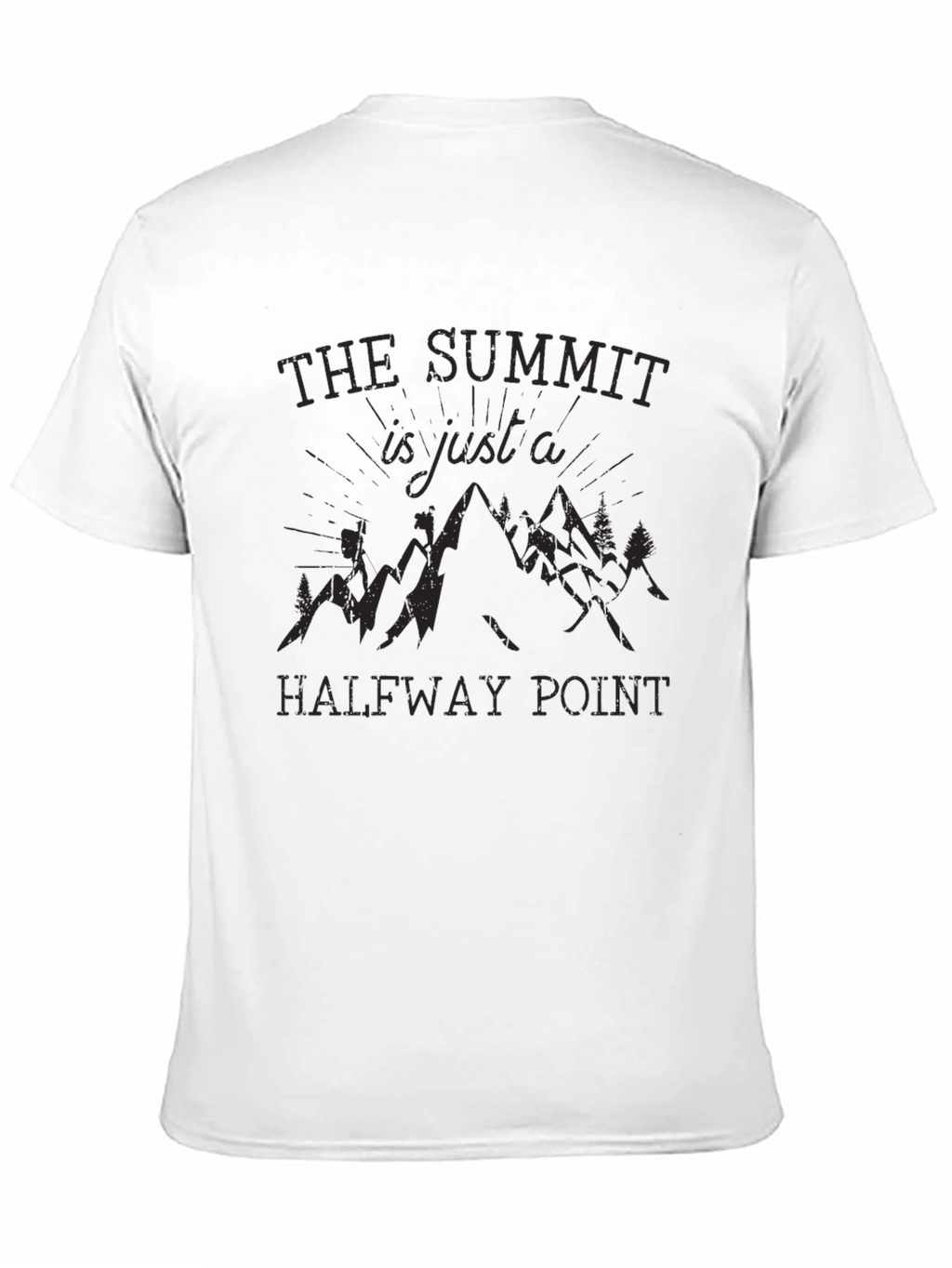 Summit Halfway Point Black Graphic Tee