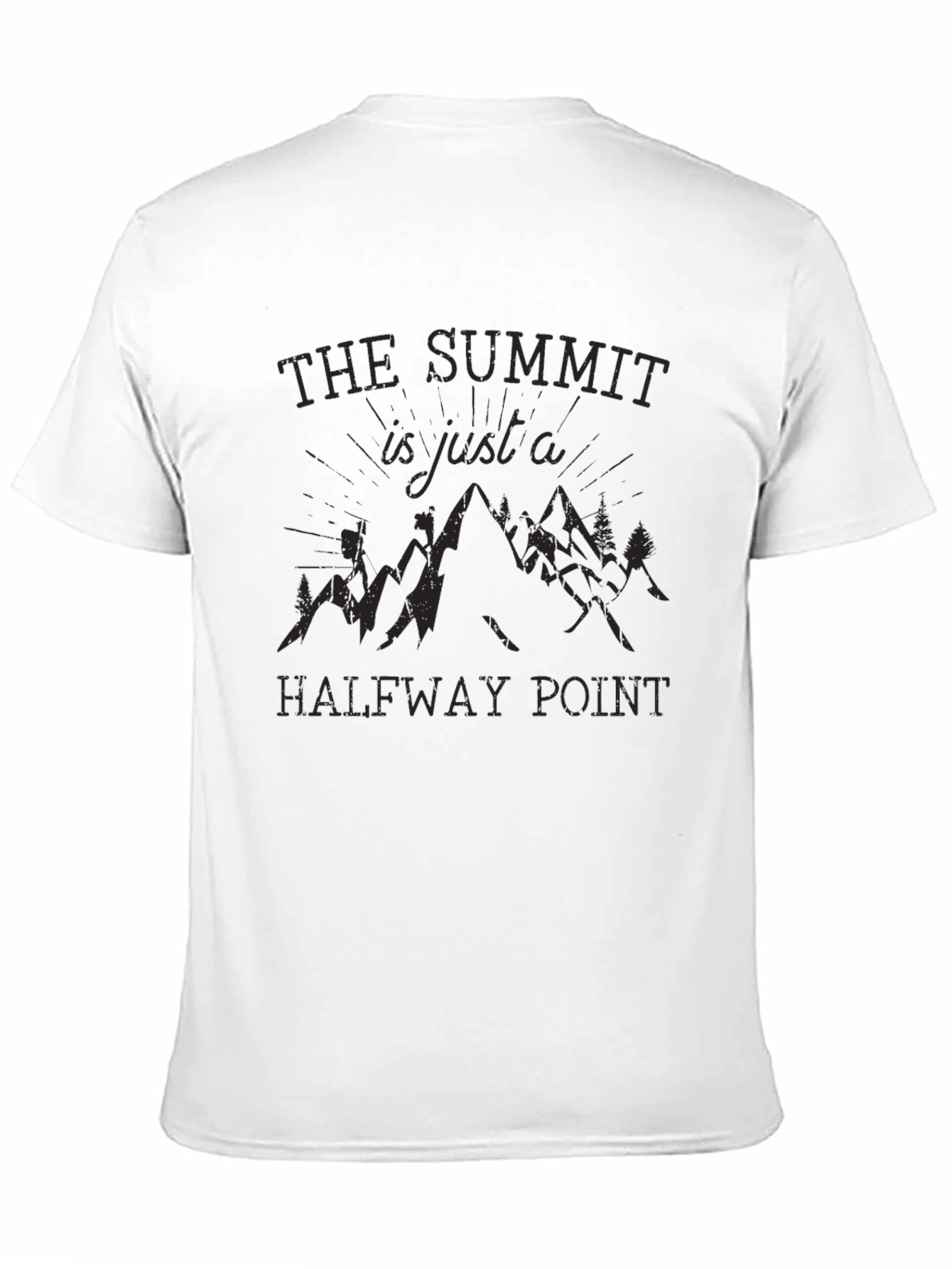 Summit Halfway Point Black Graphic Tee
