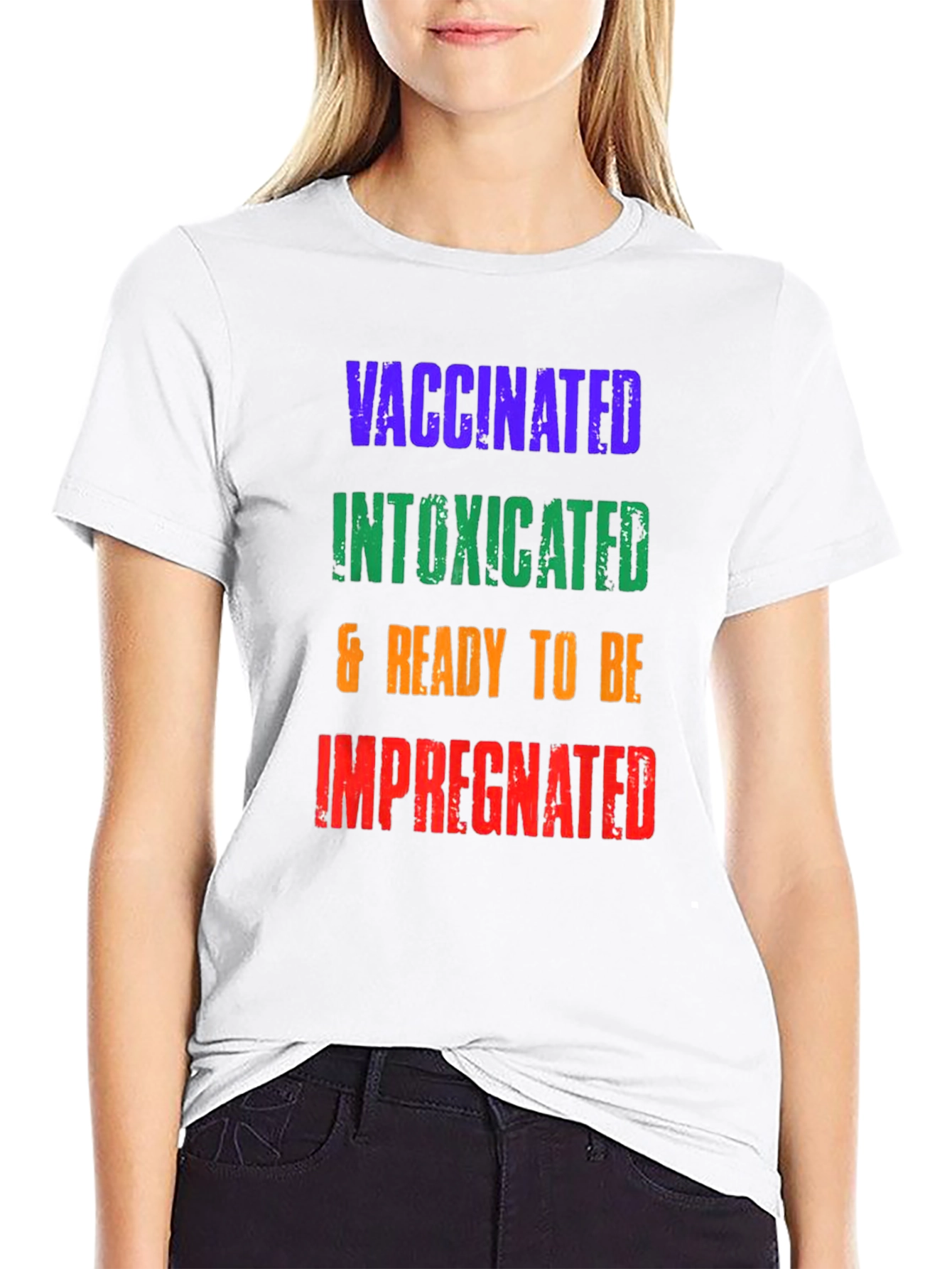 Vaccinated Intoxicated Ready T-Shirt