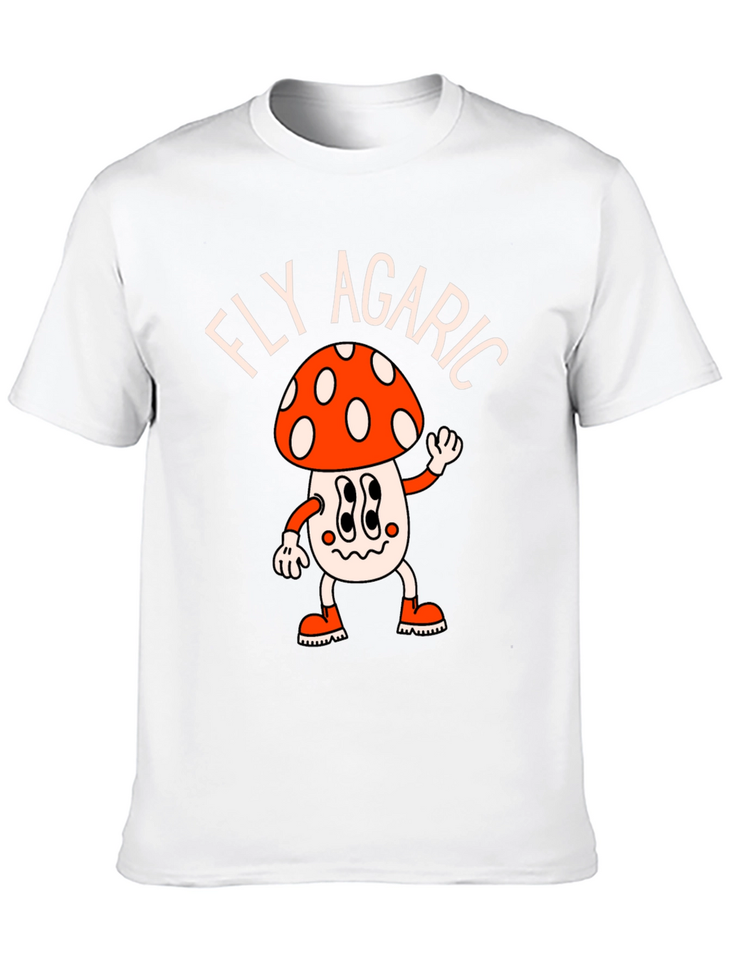 Fly Agaric Mushroom T-Shirt - Funky Retro Style