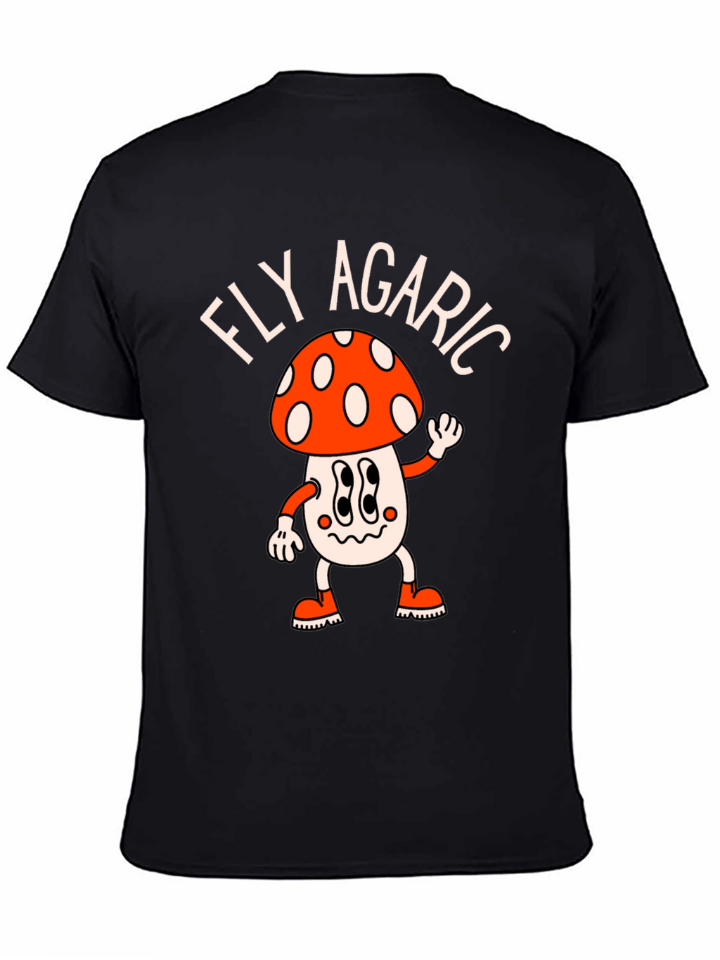 Fly Agaric Mushroom T-Shirt - Funky Retro Style